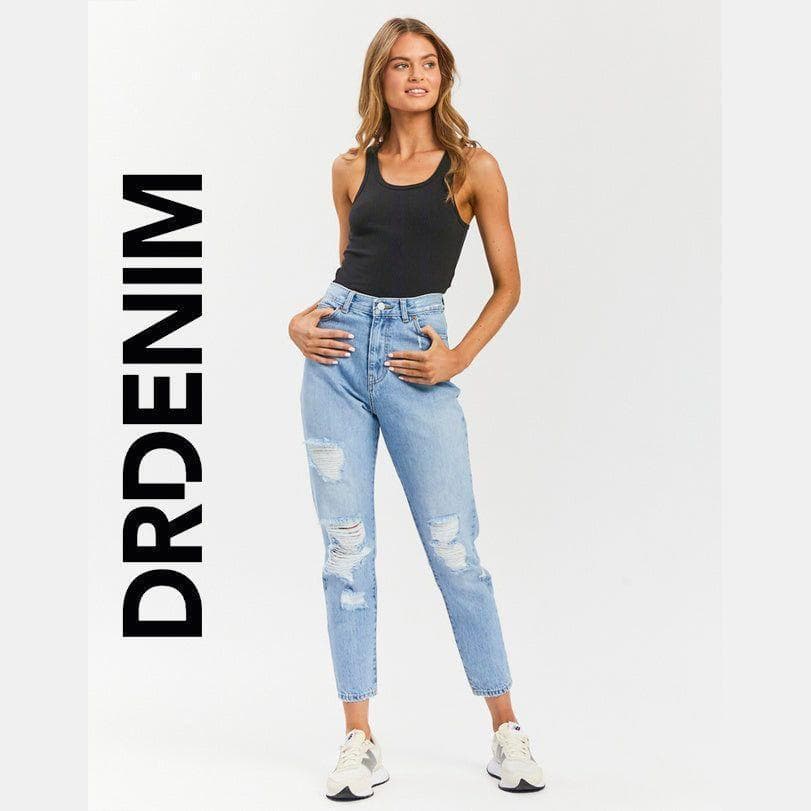 NWT - Dr Denim 'Nora' Sky High Mom Jeans - Size 34/30 or 16AU — photo 1 of 8