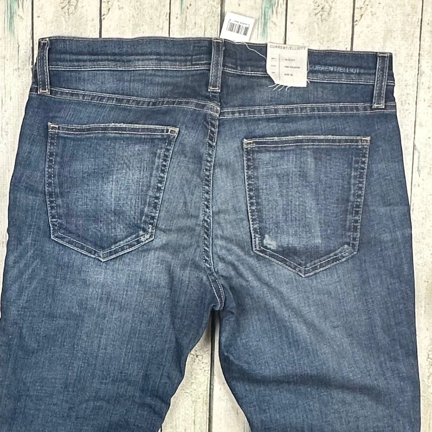 NWT- Current/Elliot 'The Stiletto' Blue Townie Wash Jeans- Size 30 — photo 6 of 7