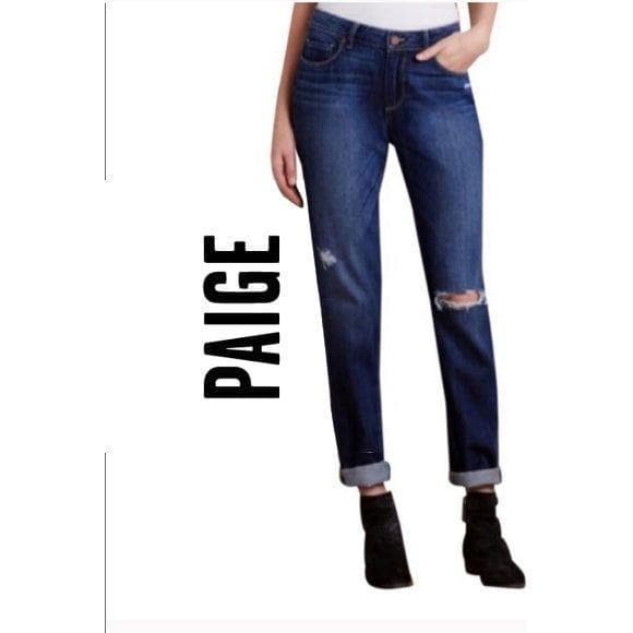NEW - Paige Denim 'Jimmy Jimmy Skinny' Elia Destructed Jeans- Size 28 — photo 1 of 2