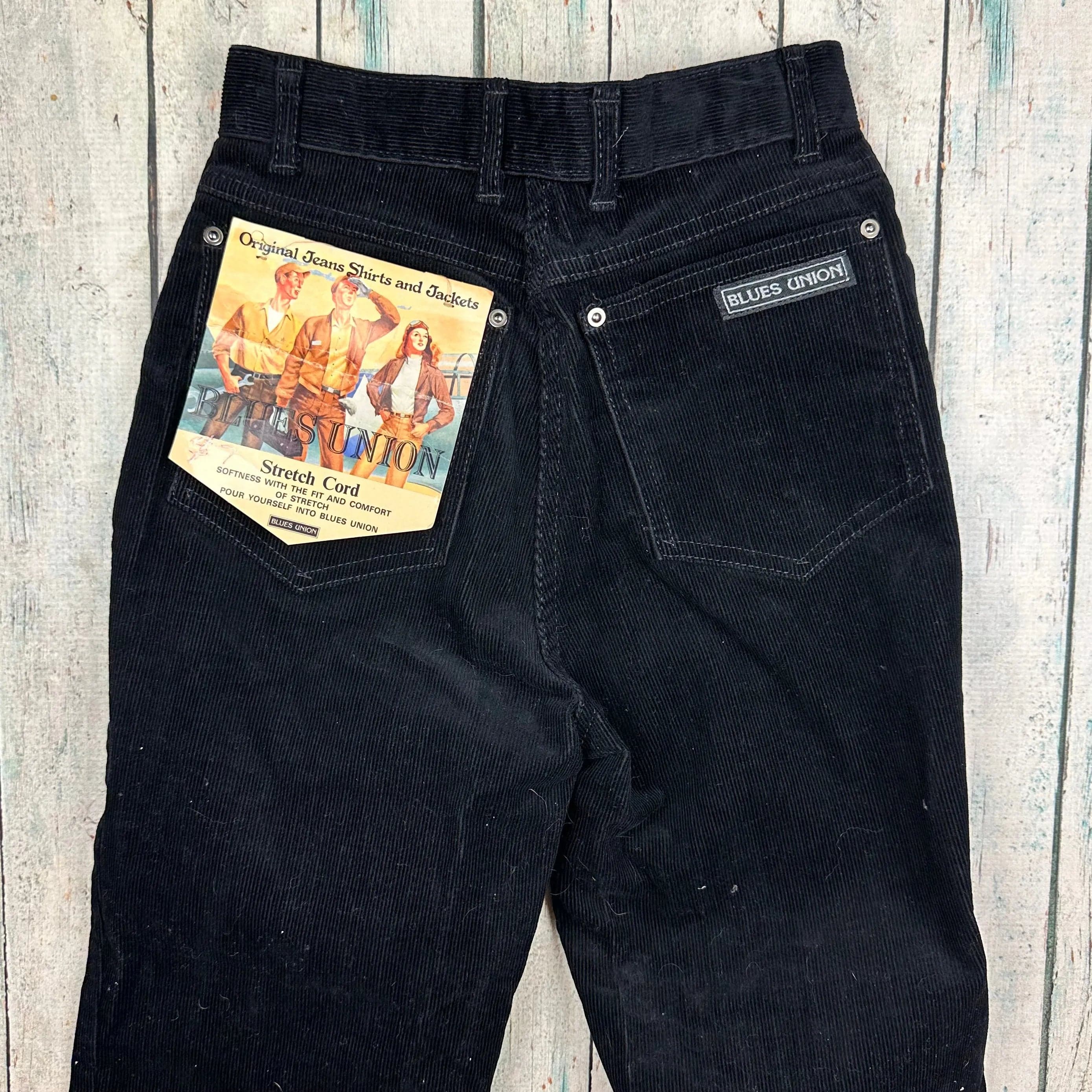 NWT- Blues Union Vintage Deadstock 1980's Black Ladies Jeans - Hard to find! - Suit Size 4 — photo 6 of 6