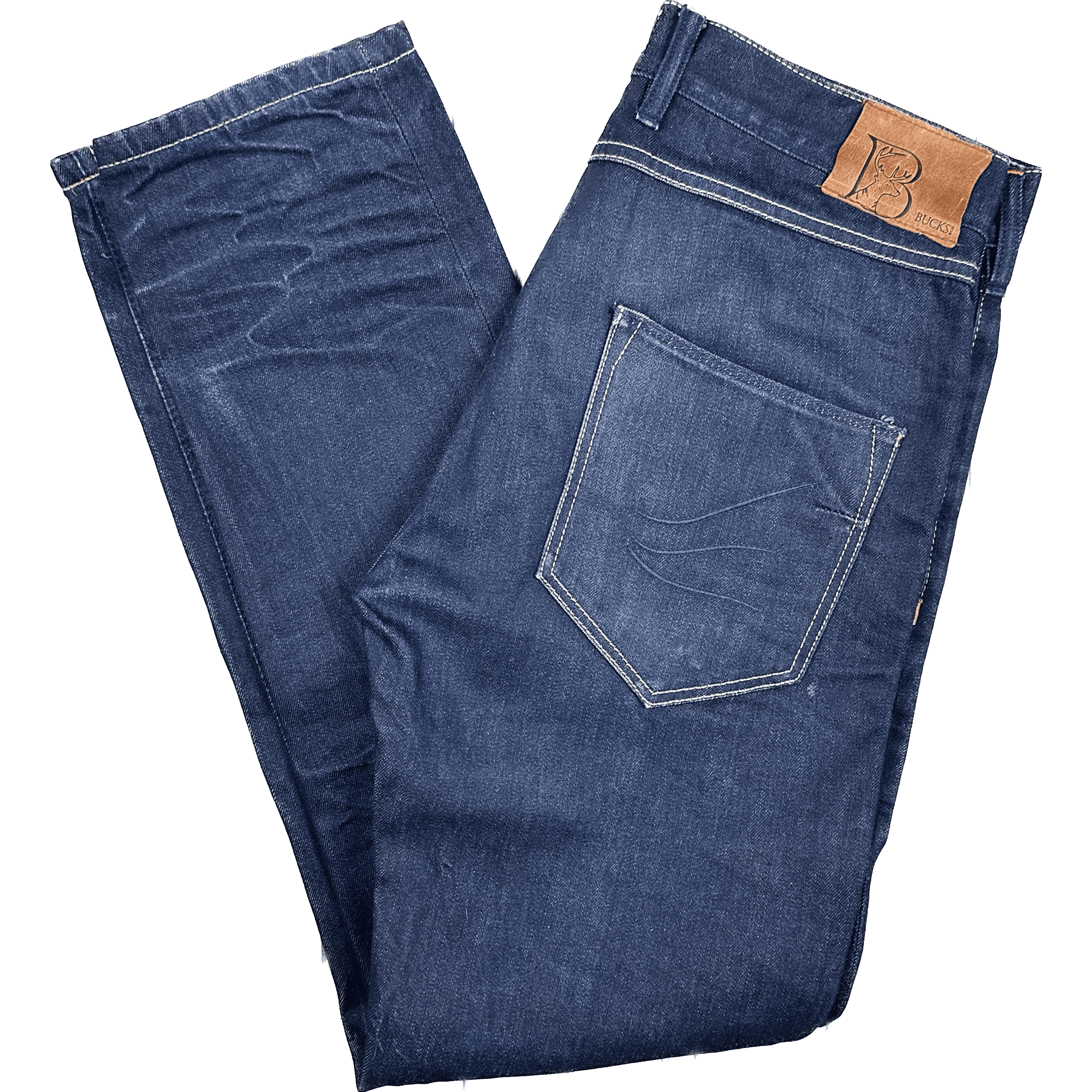 Bucks & Co Legacy of Threads Mens Indigo 'Game' Jeans - Size 34/32 — photo 1 of 9