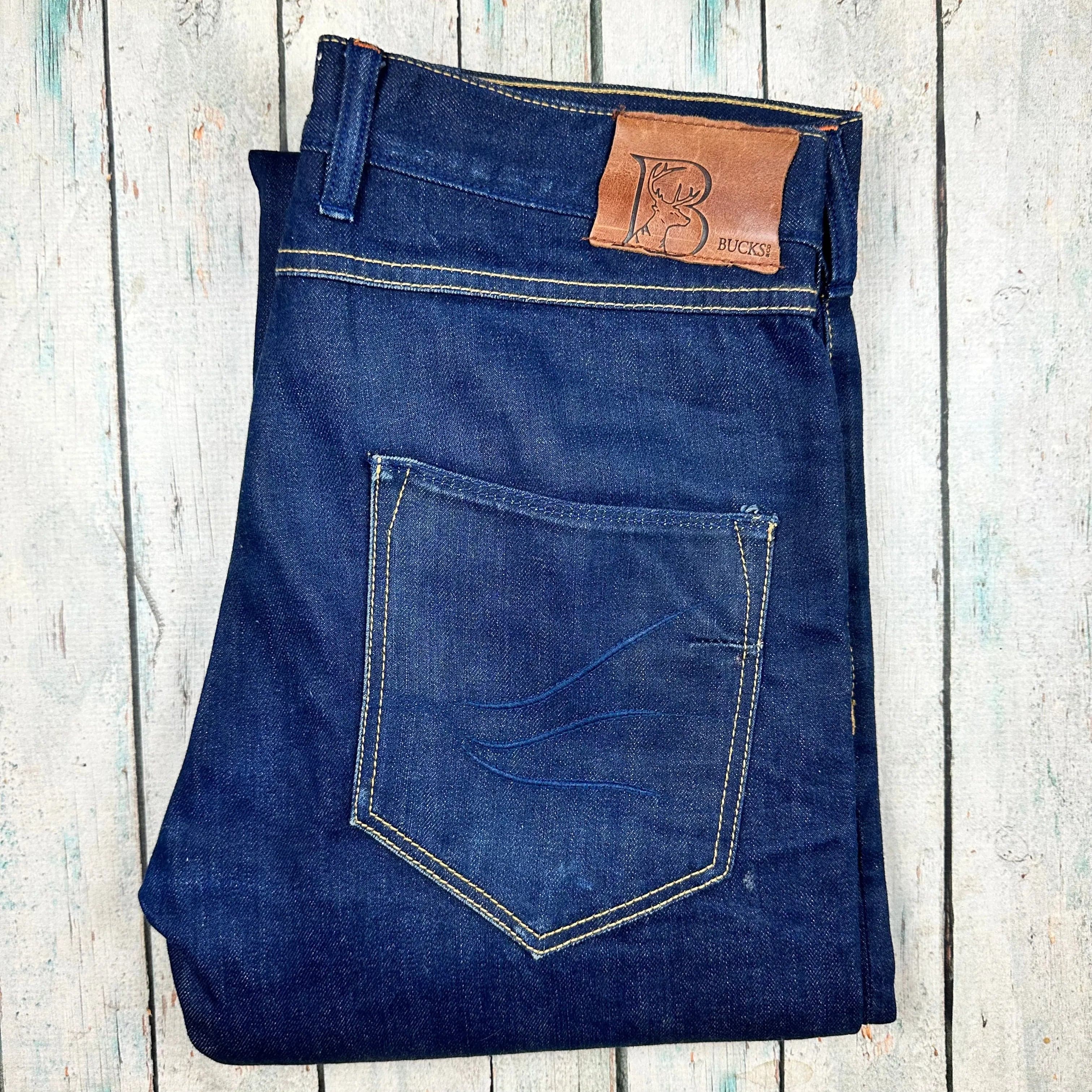 Bucks & Co Legacy of Threads Mens Indigo 'Game' Jeans - Size 34/32 — photo 3 of 9