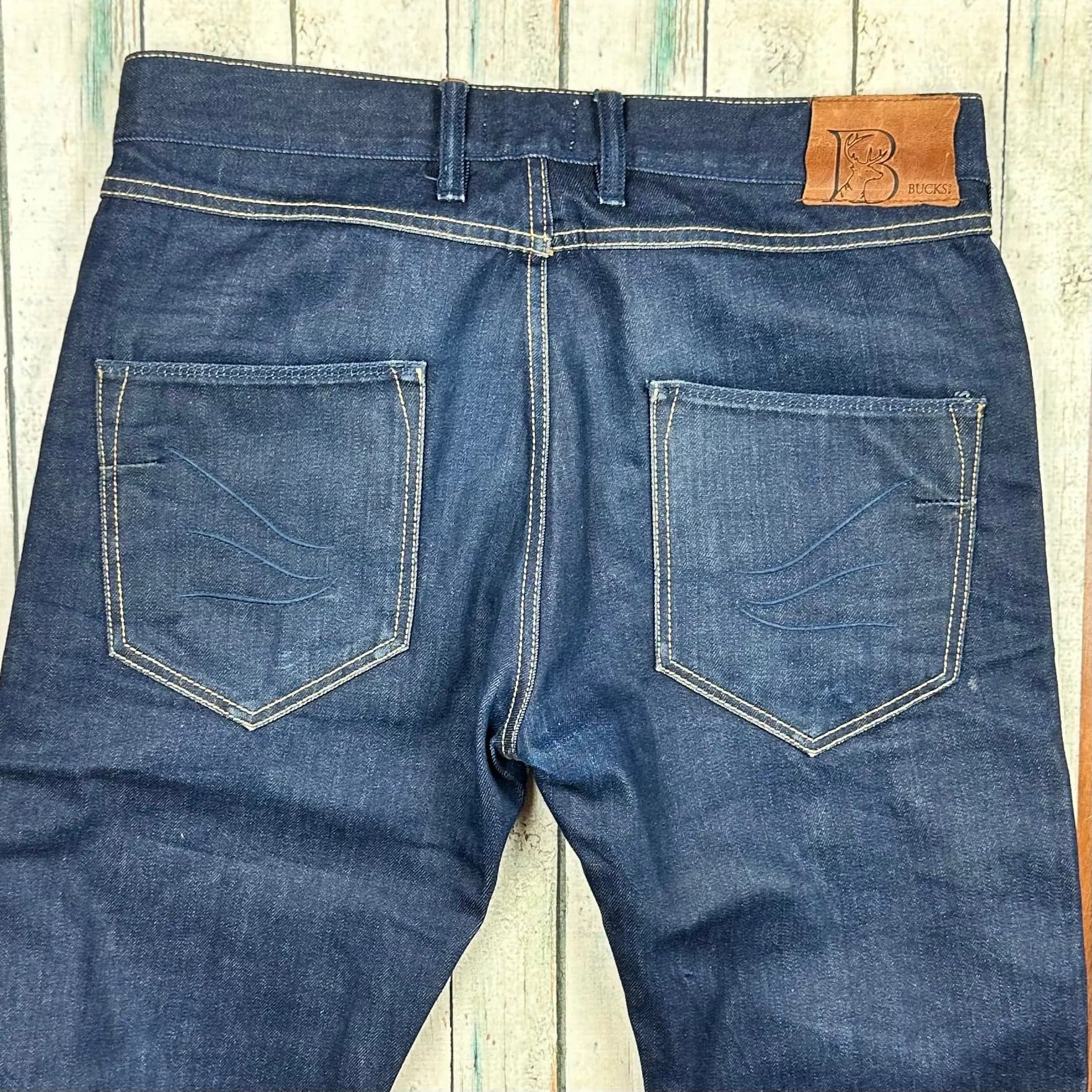 Bucks & Co Legacy of Threads Mens Indigo 'Game' Jeans - Size 34/32 — photo 6 of 9