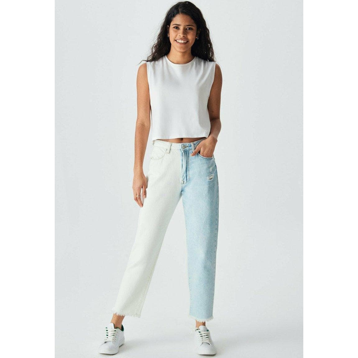 NWT- LTB Ladies 'Selina' Bleach Contrast Slim Mom Jeans -Size 26 — photo 4 of 8