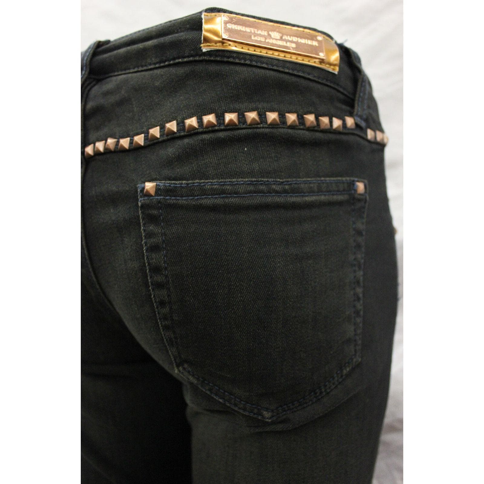 NWT- Christian Audigier Ladies Low Rise 'Warrior' Jeans - Size 28 — photo 4 of 8