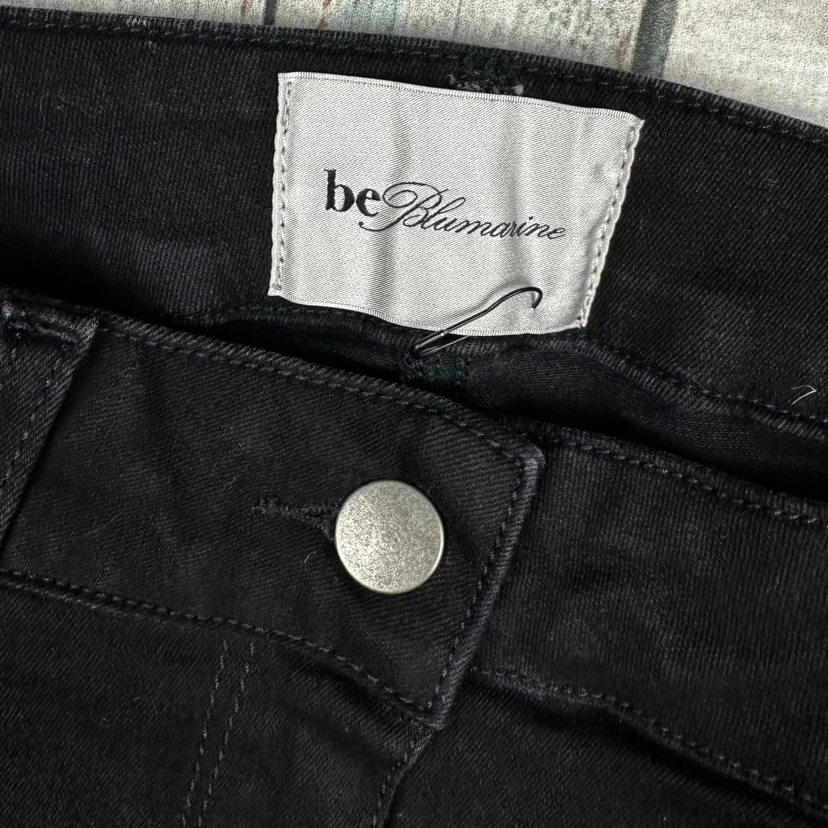 NEW - Be Blumarine Black Italian Flared Jeans - Suit Size 10 — photo 5 of 8