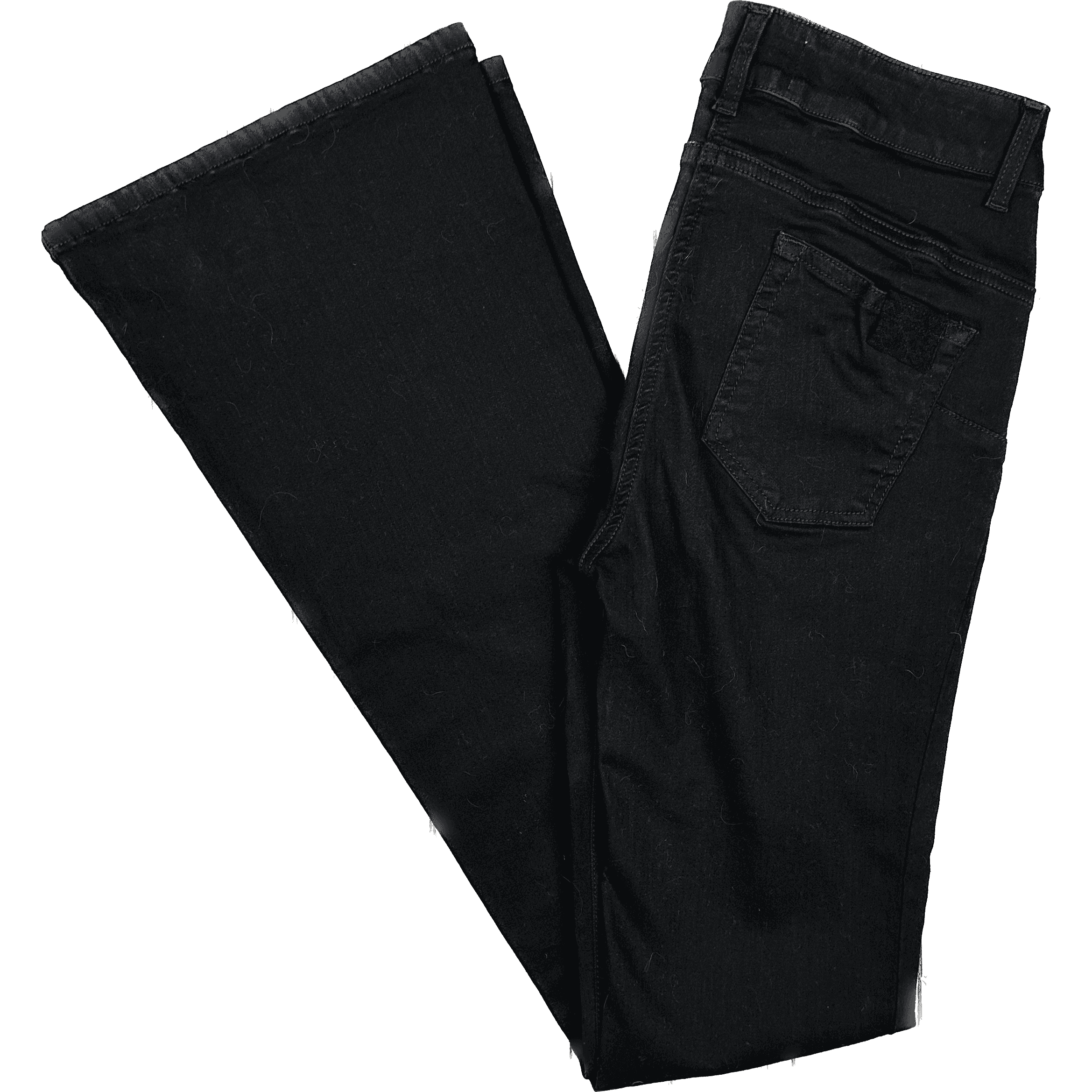NEW - Be Blumarine Black Italian Flared Jeans - Suit Size 10 — photo 8 of 8