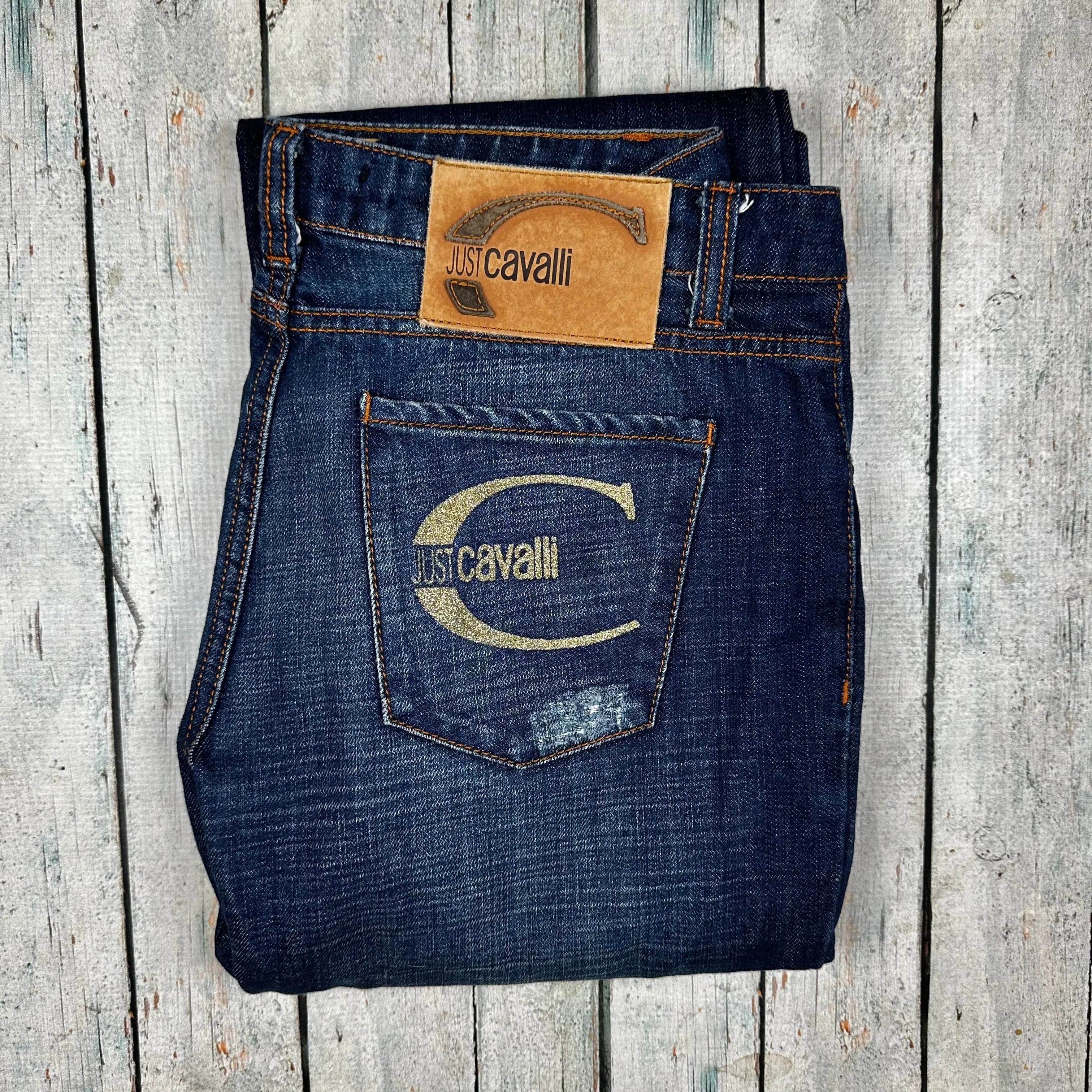 Just Cavalli Italian Ladies Distressed Boot Cut Jeans - Size 30 — photo 2 of 7