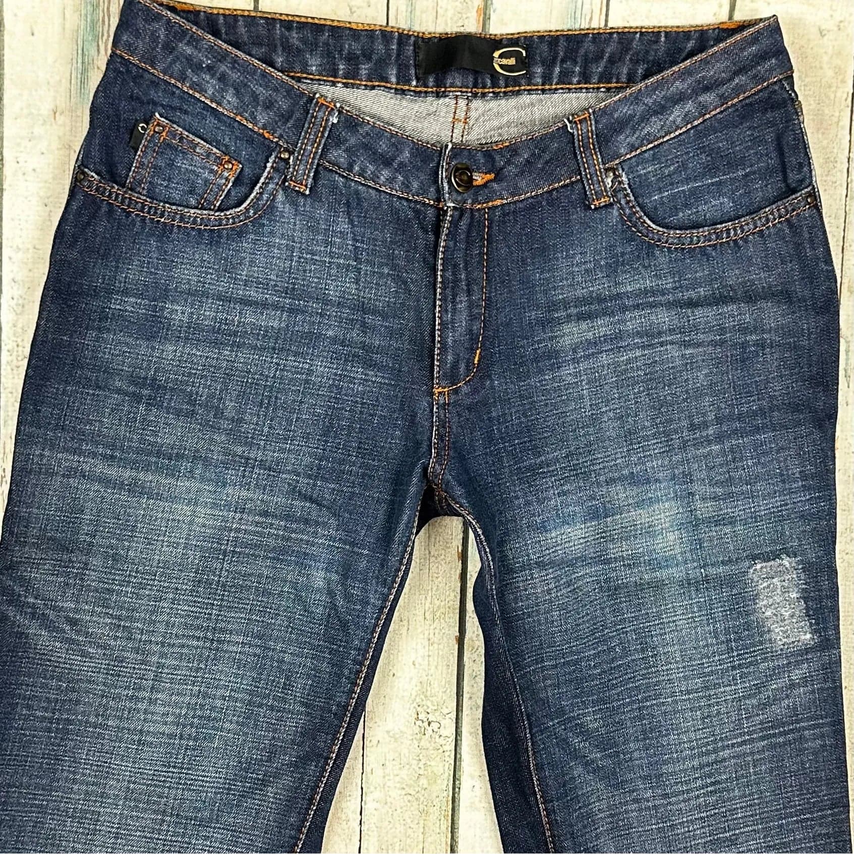 Just Cavalli Italian Ladies Distressed Boot Cut Jeans - Size 30 — photo 4 of 7