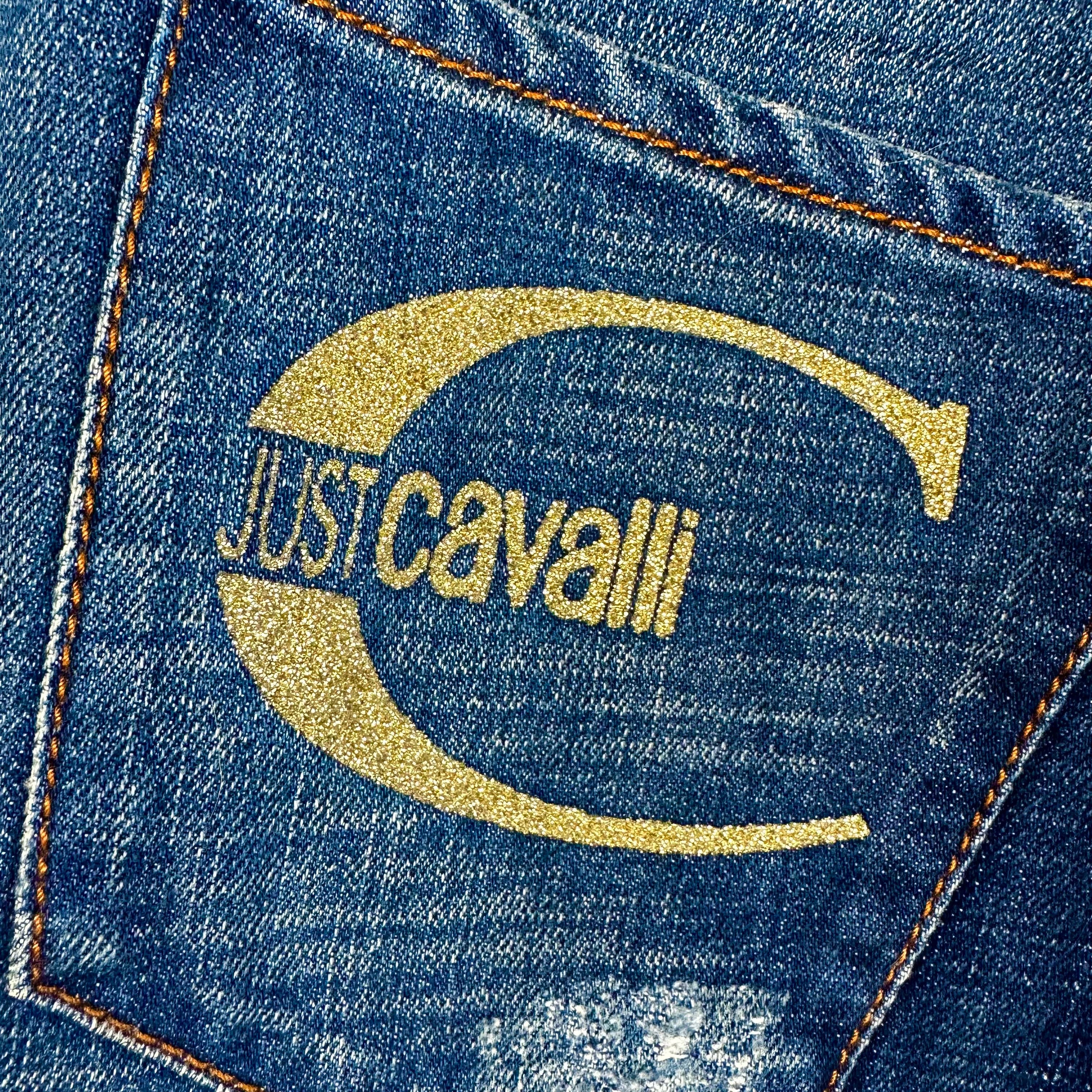 Just Cavalli Italian Ladies Distressed Boot Cut Jeans - Size 30 — photo 6 of 7