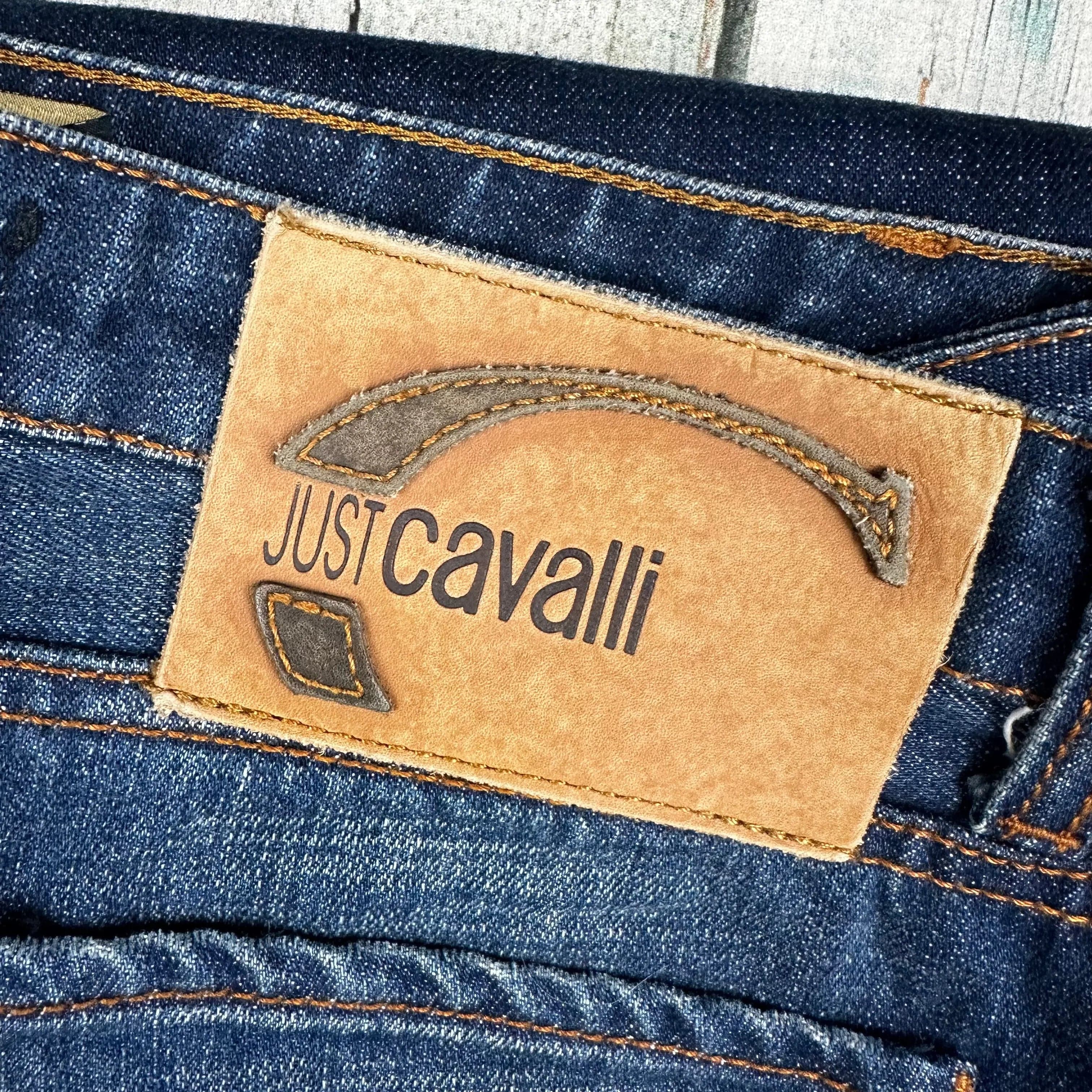 Just Cavalli Italian Ladies Distressed Boot Cut Jeans - Size 30 — photo 7 of 7
