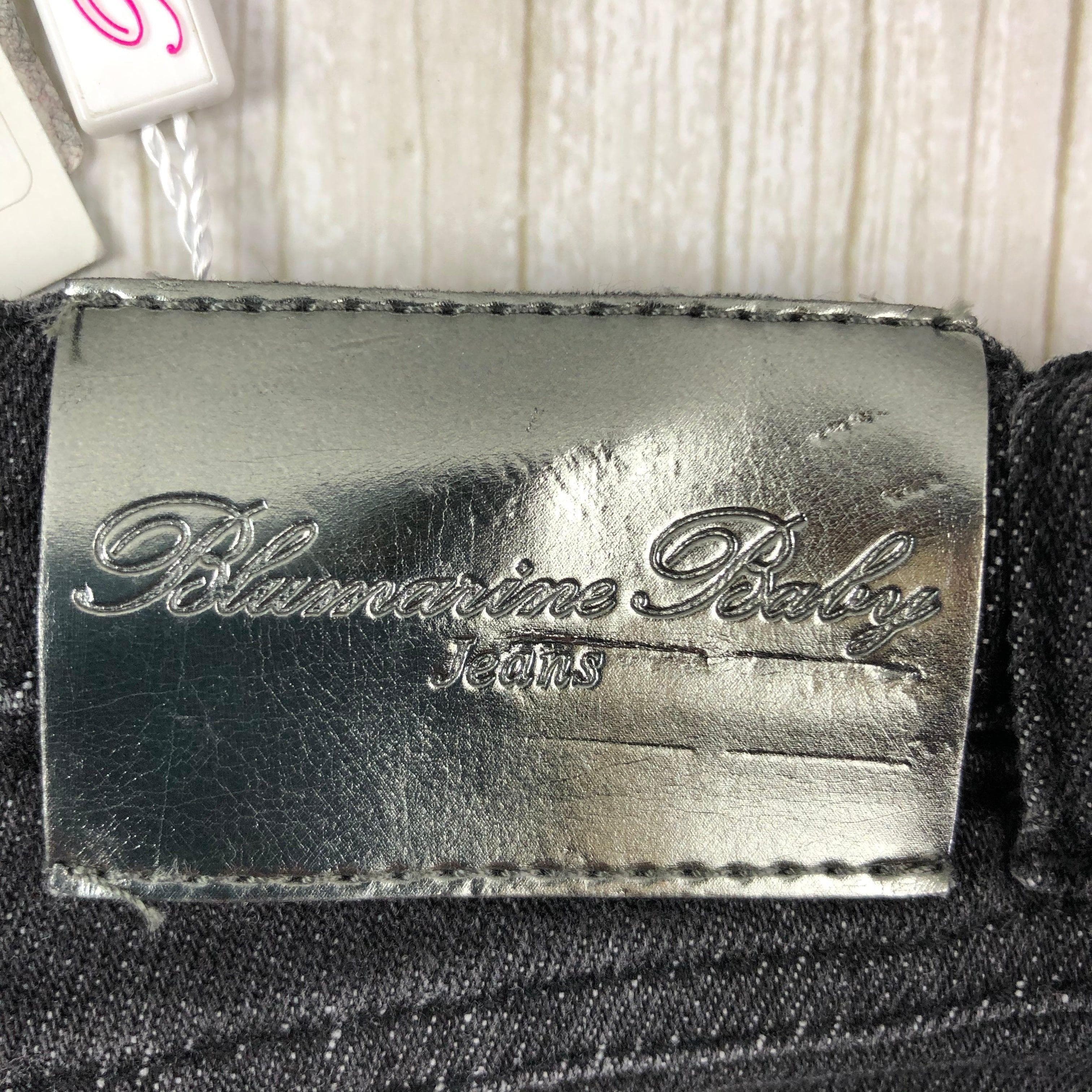 NWT- Blumarine Baby Girls Black Knickerbocker Jeans - Size 2 — photo 4 of 5