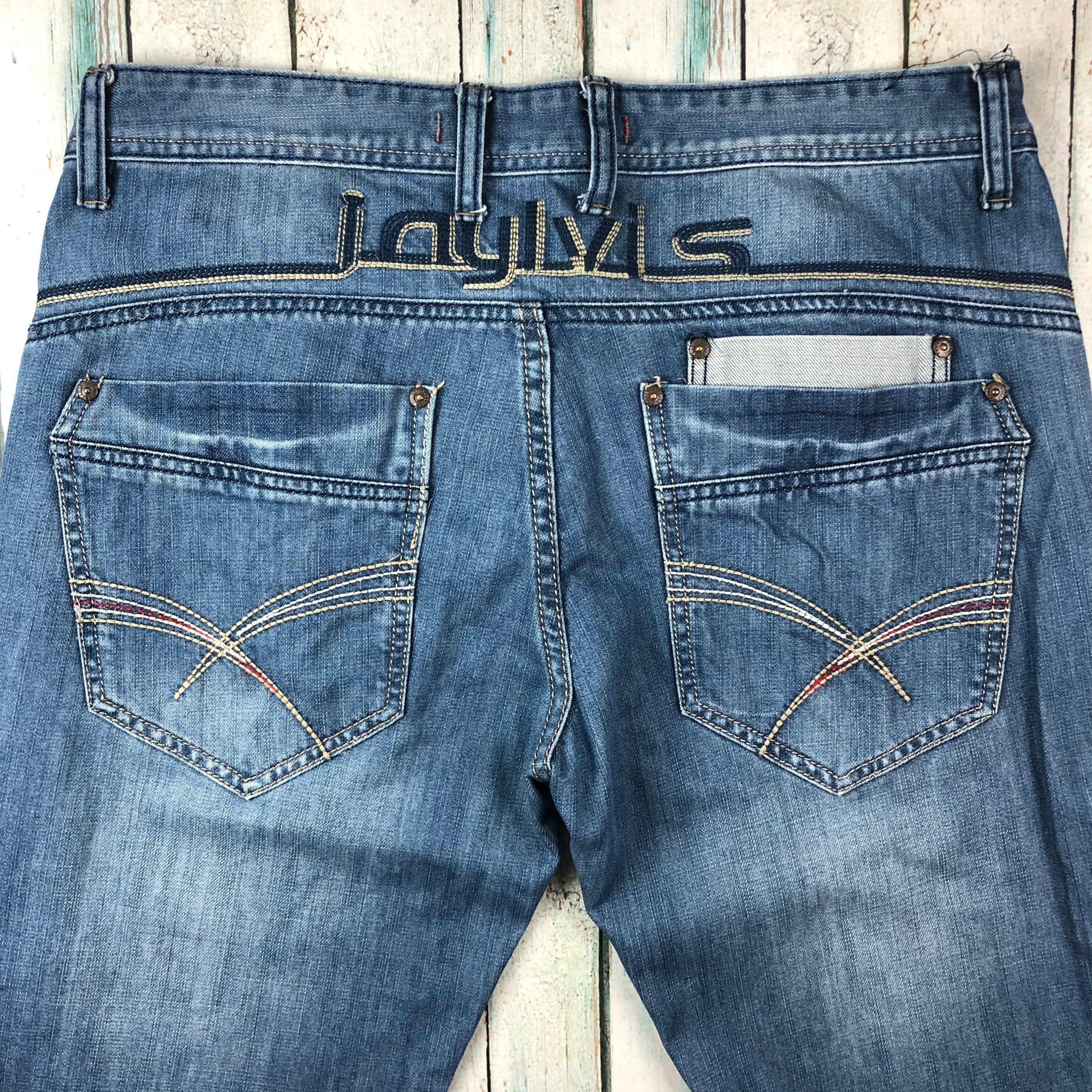 Jaylvis Jeans Classic Tapered Fit Mens Logo Jeans - Size 34/34 — photo 3 of 8