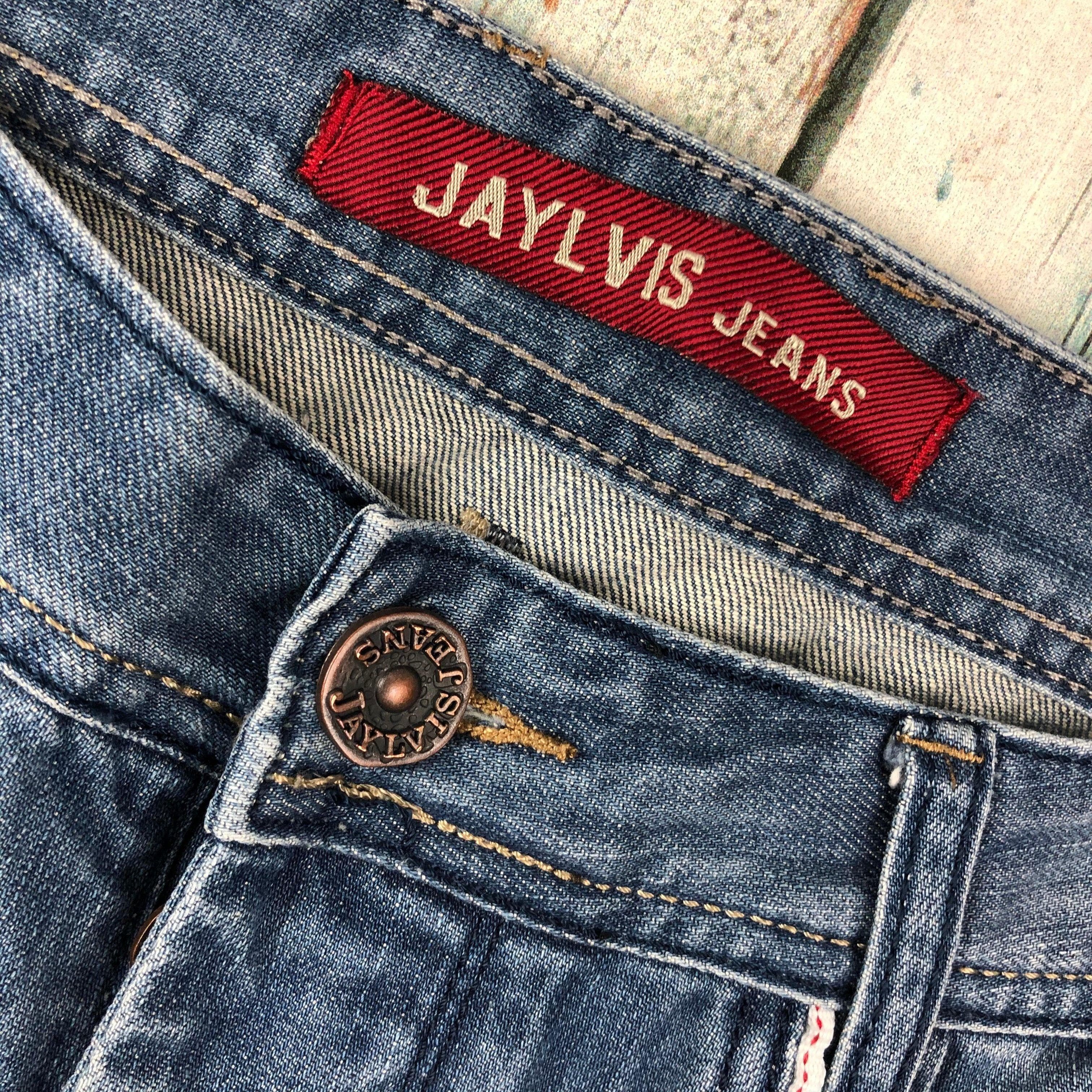Jaylvis Jeans Classic Tapered Fit Mens Logo Jeans - Size 34/34 — photo 5 of 8