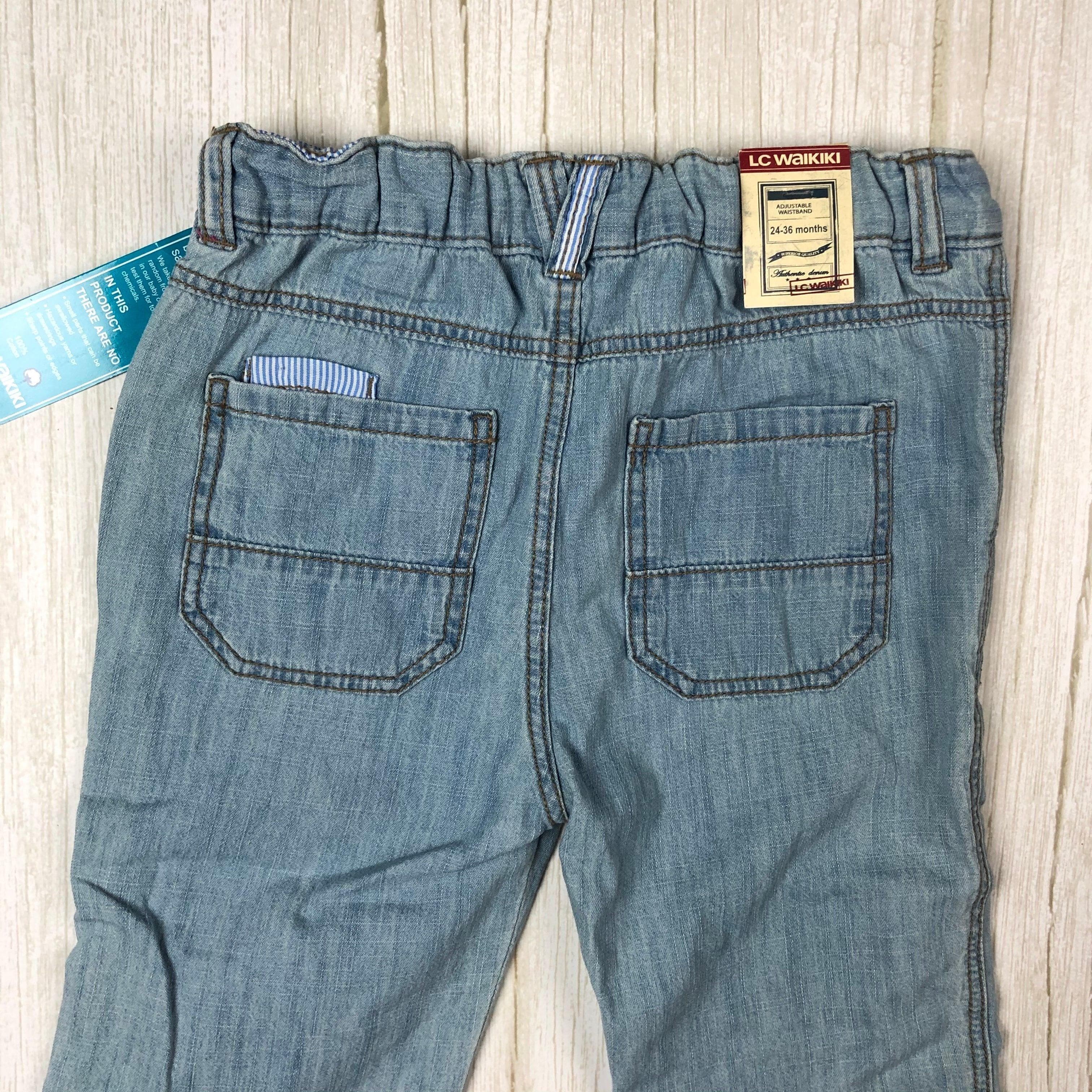 NWT - LC Waikiki Girls Convertible Lightweight Jeans - Size 2/3 — photo 4 of 5