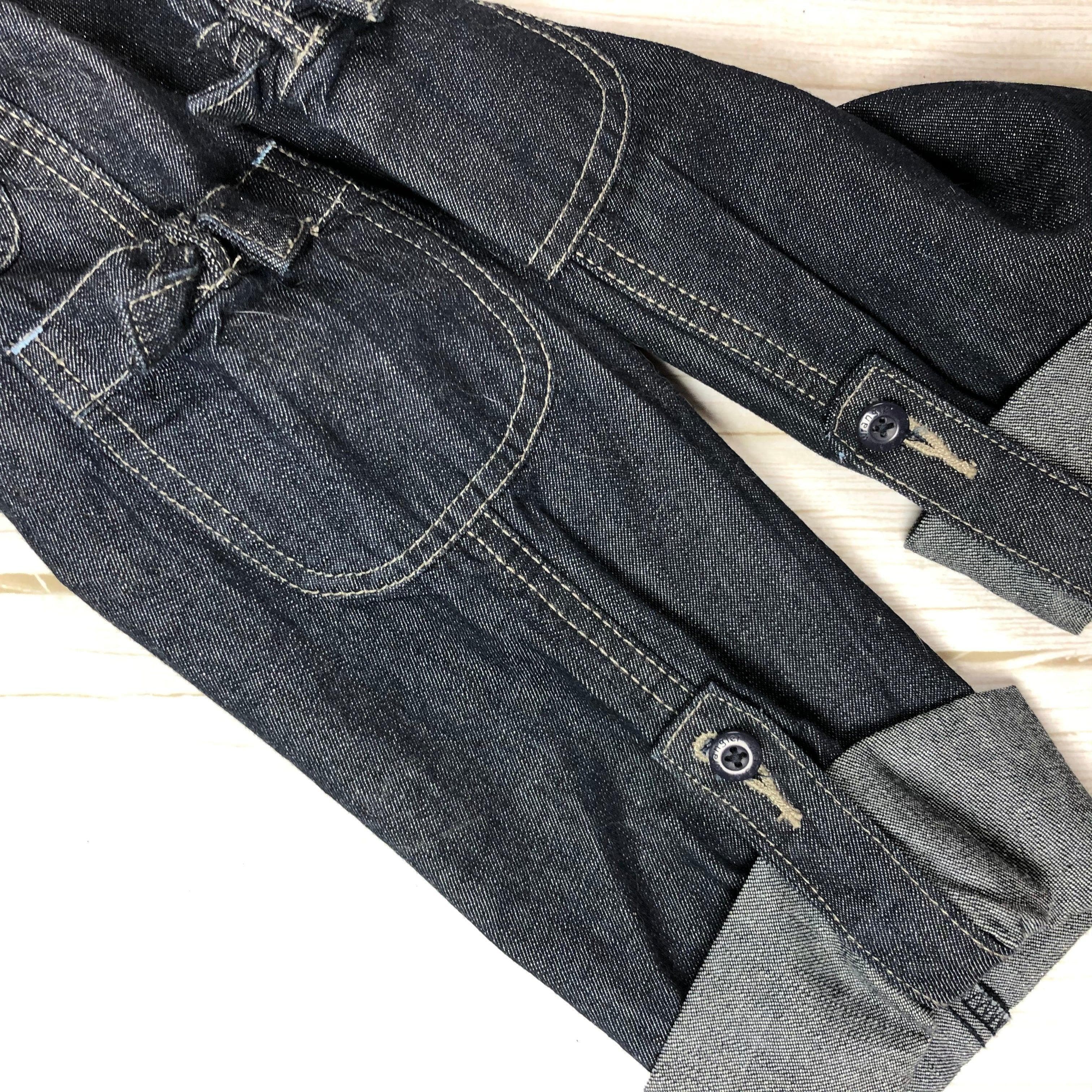 Wrangler Girls Metallic Sparkle Convertible Cargo Jeans - Size 5T — photo 3 of 6
