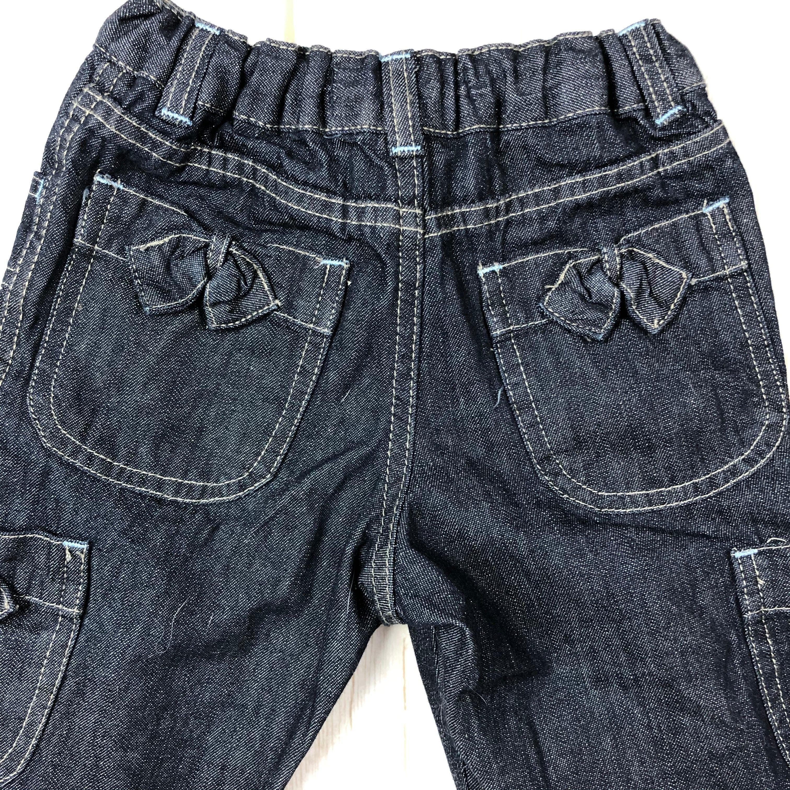 Wrangler Girls Metallic Sparkle Convertible Cargo Jeans - Size 5T — photo 4 of 6