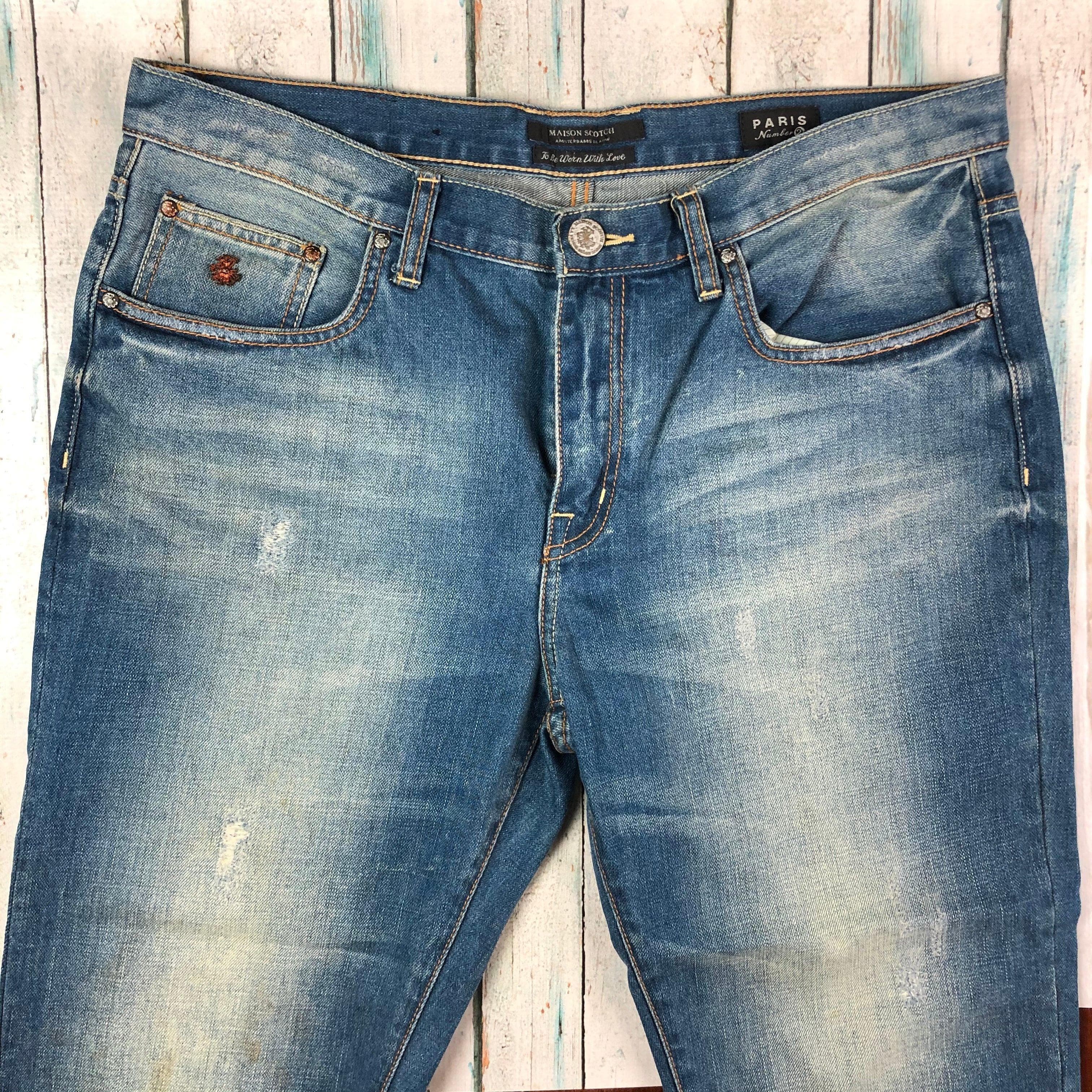 Maison Scotch 'Paris Number 2' Boyfriend Crop Jeans- Size 32 — photo 2 of 6