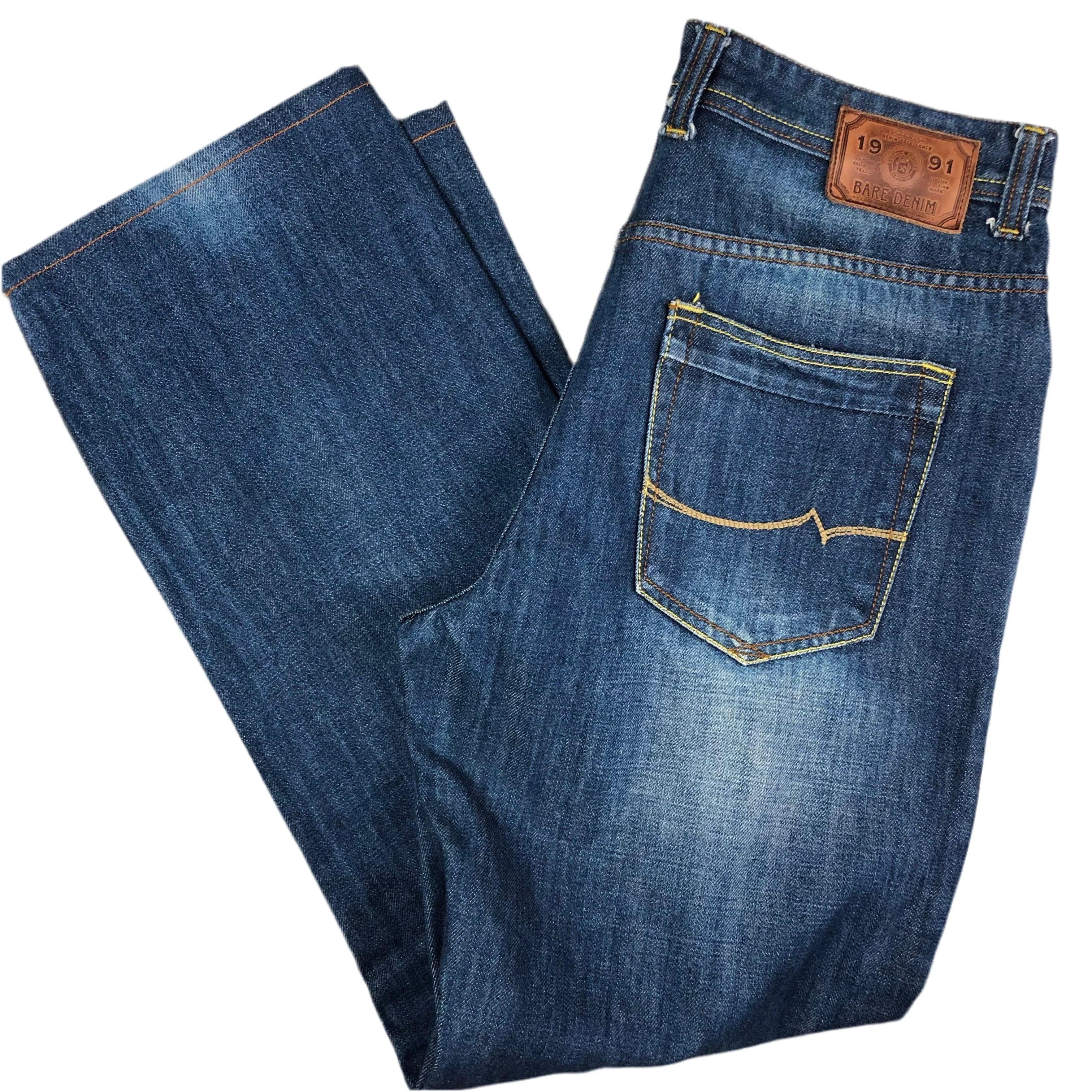 Bare Denim 'BD909' Mens Mid Waist Straight Fit Jeans - Size 34 — photo 1 of 8