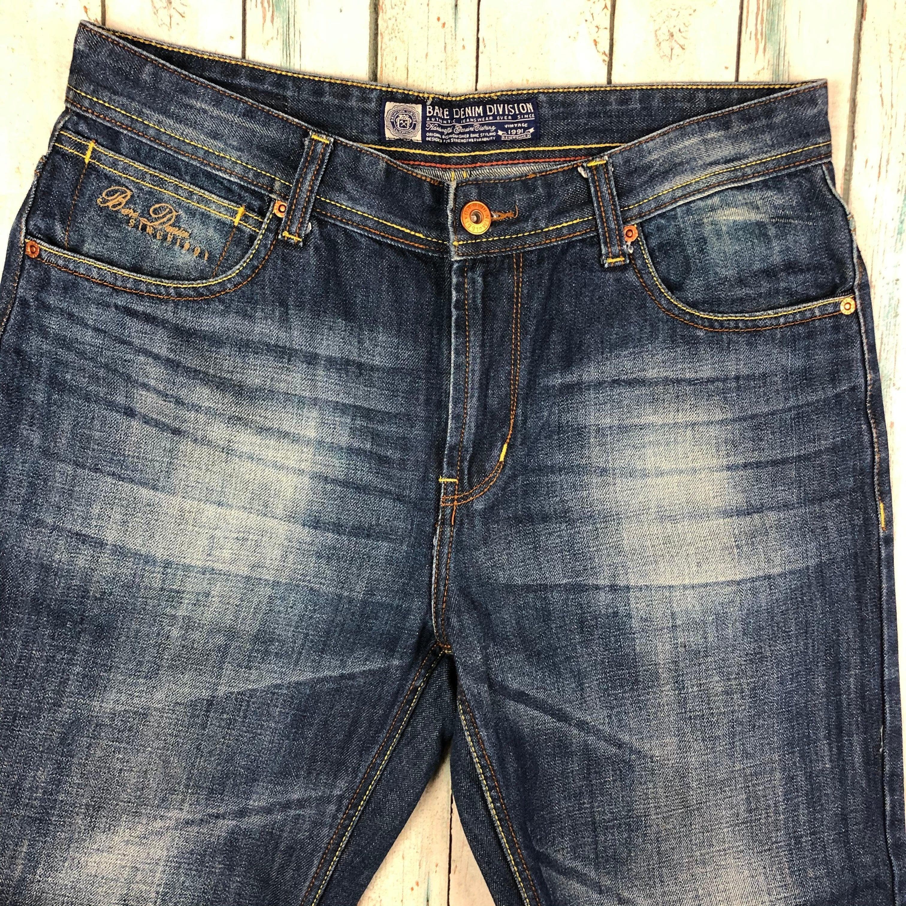 Bare Denim 'BD909' Mens Mid Waist Straight Fit Jeans - Size 34 — photo 2 of 8