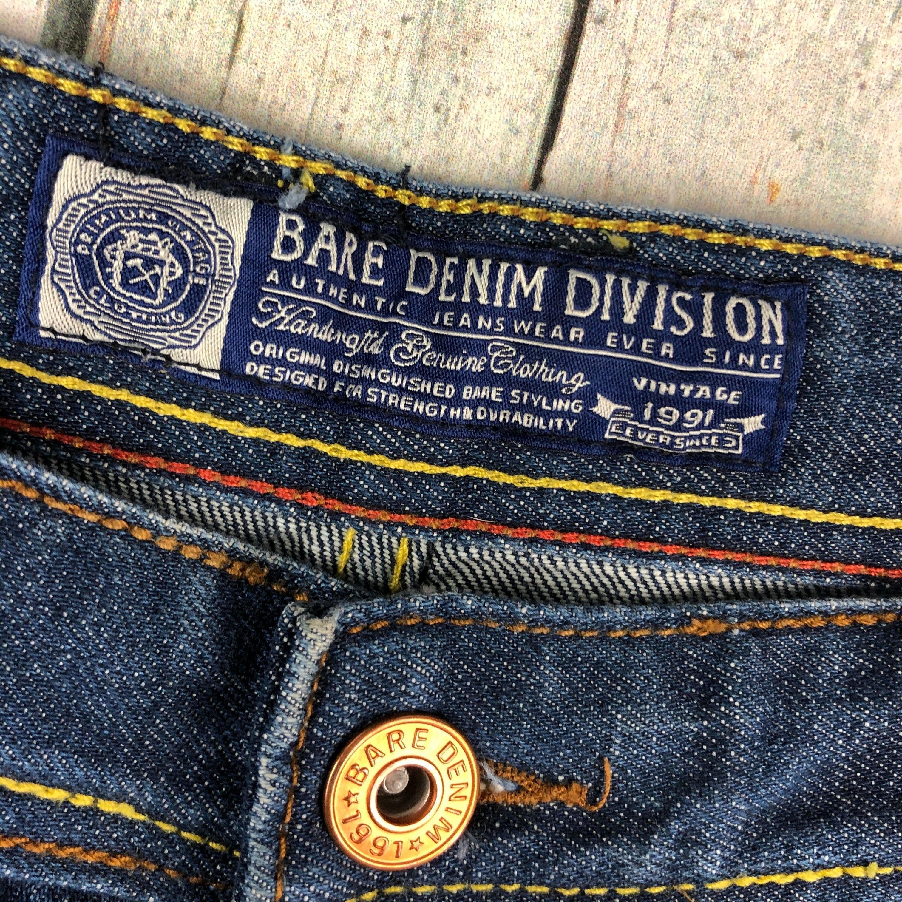 Bare Denim 'BD909' Mens Mid Waist Straight Fit Jeans - Size 34 — photo 7 of 8