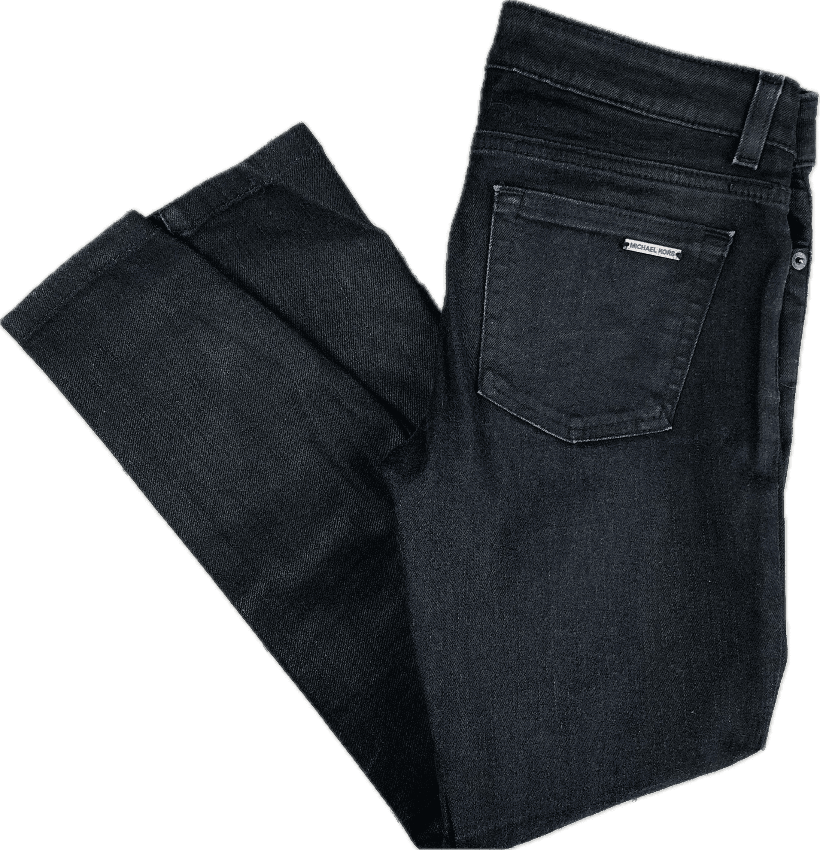 Michael Kors Dark Wash 'Skinny' Coated Stretch Jeans- Size 0 or 6 AU — photo 1 of 5