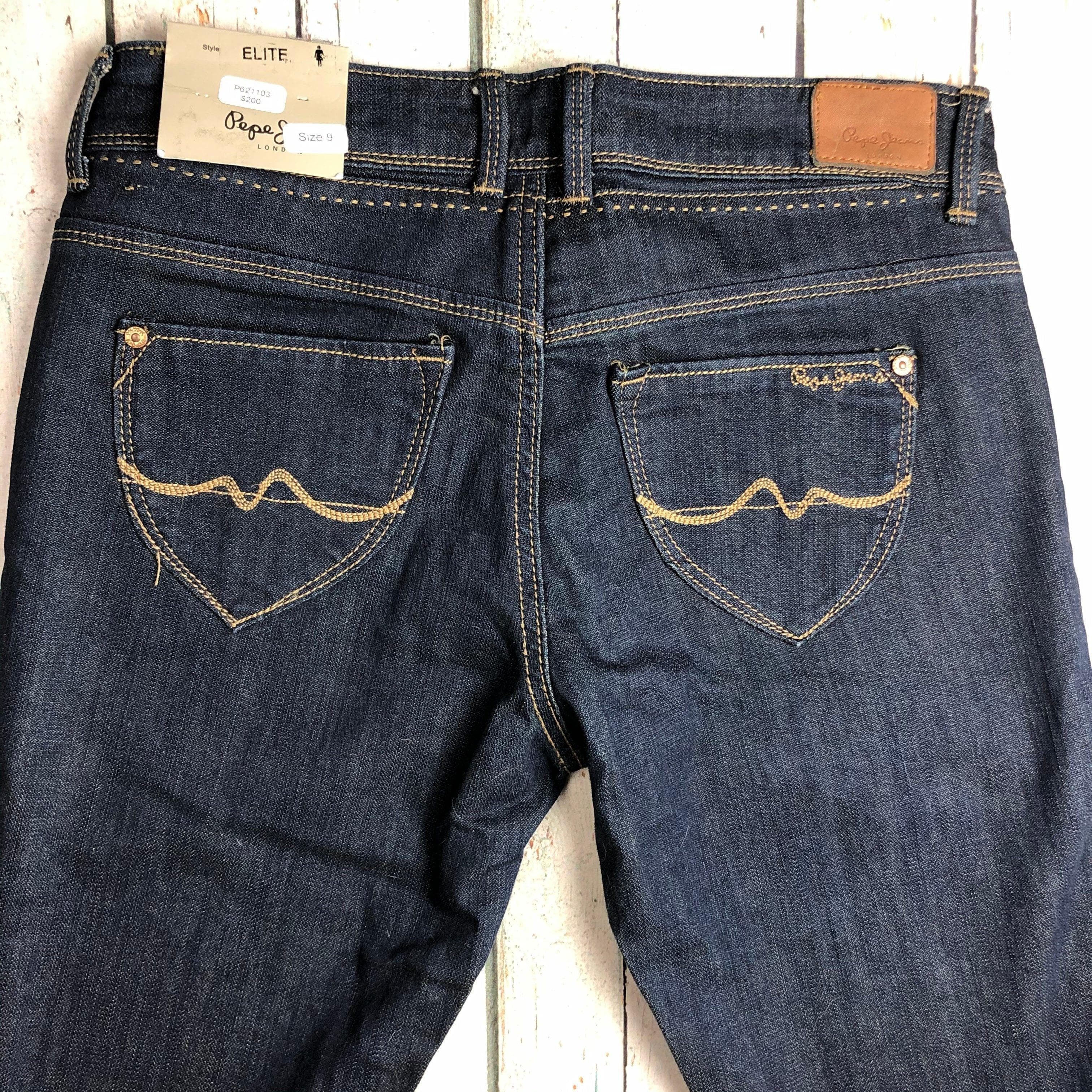 NWT -Pepe 'Elite' Ladies Low Rise Straight Jeans- Size 27/32 — photo 3 of 6