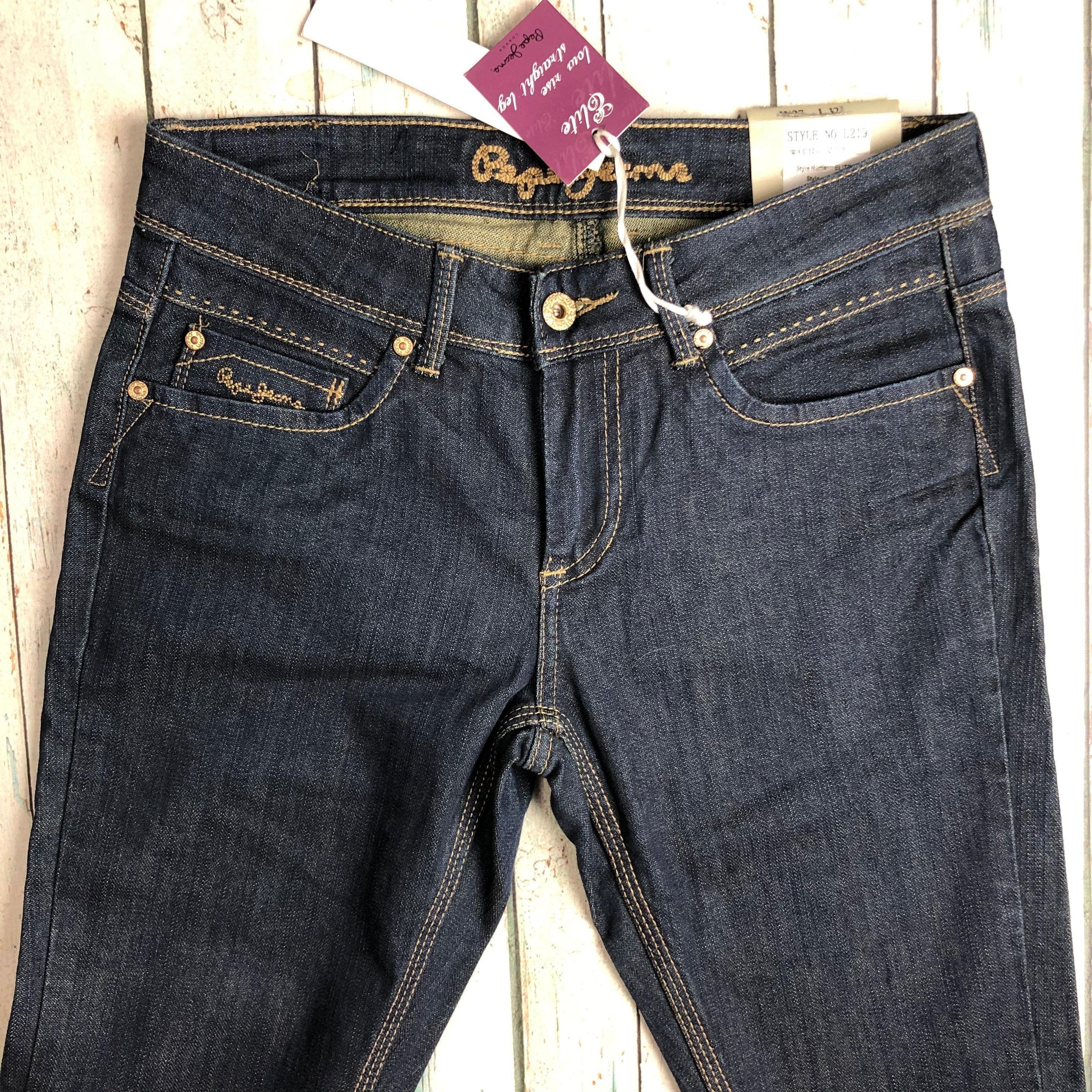 NWT -Pepe 'Elite' Ladies Low Rise Straight Jeans- Size 27/32 — photo 4 of 6