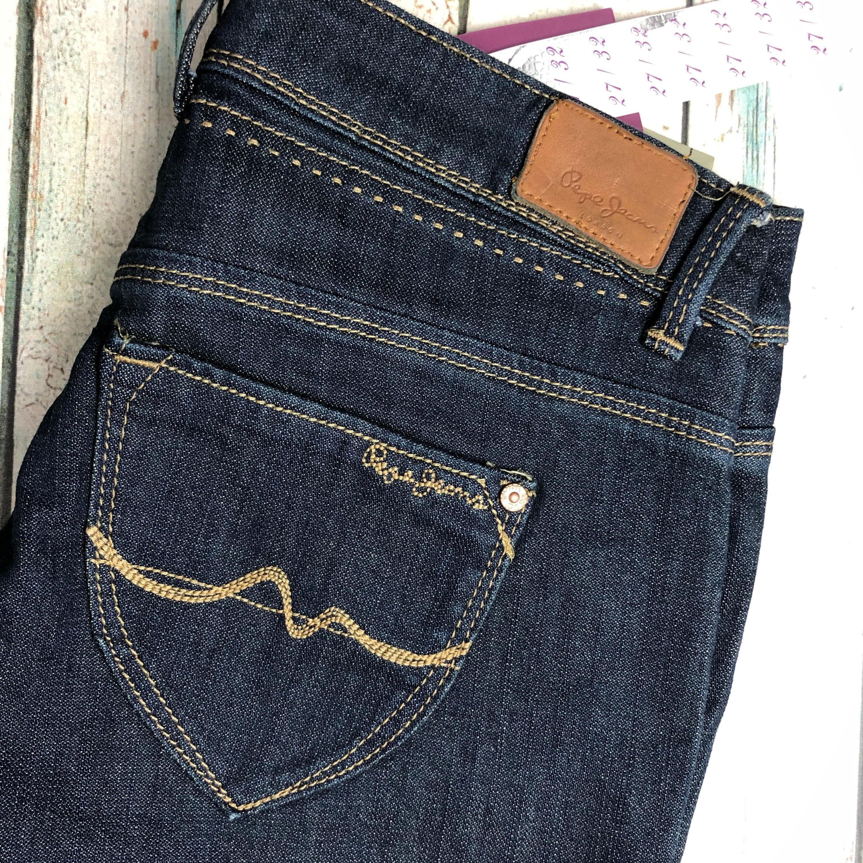 NWT -Pepe 'Elite' Ladies Low Rise Straight Jeans- Size 27/32 — photo 5 of 6