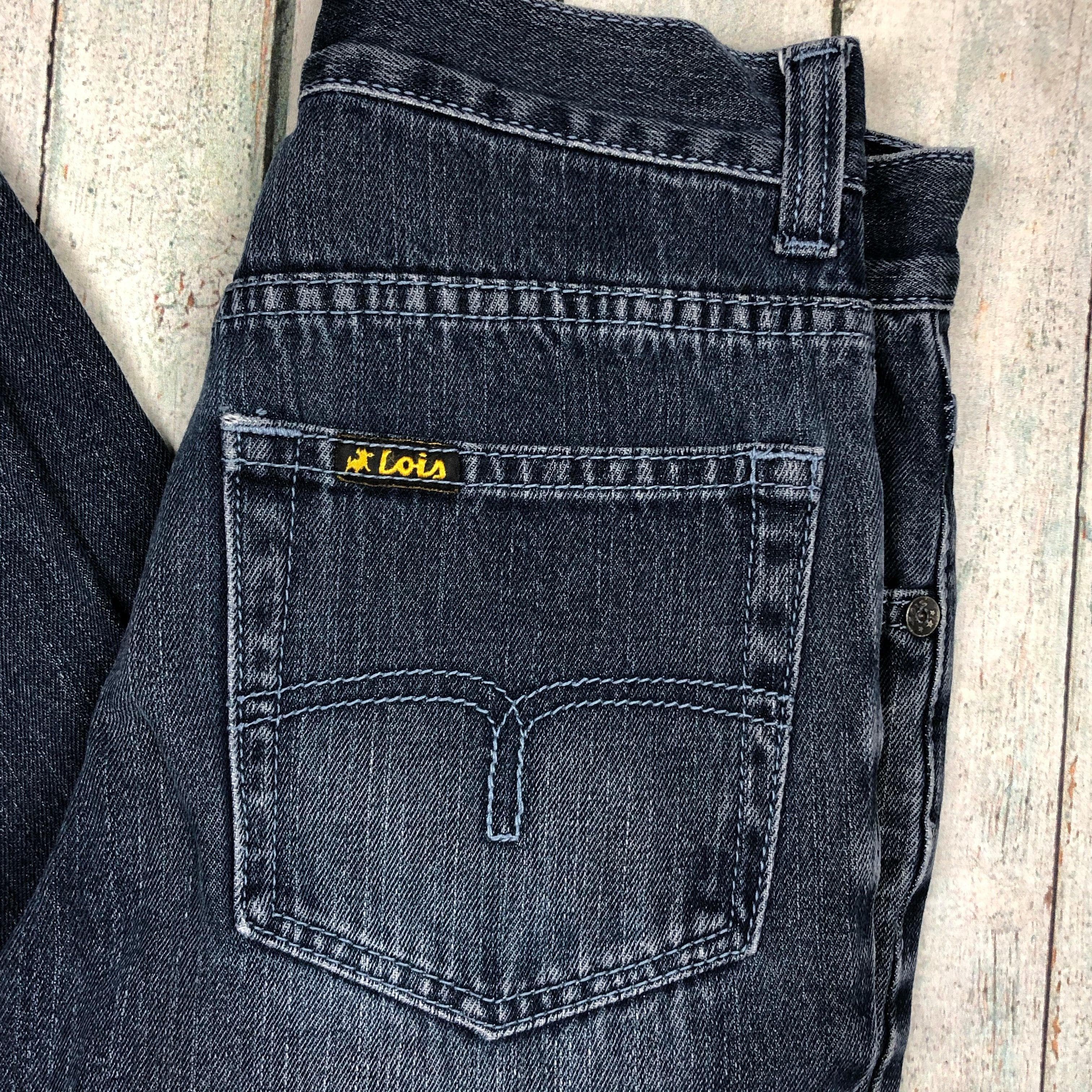 Lois 1990's 'S11 Straight' Vintage Blue Jeans- Suit Size 26" — photo 2 of 10