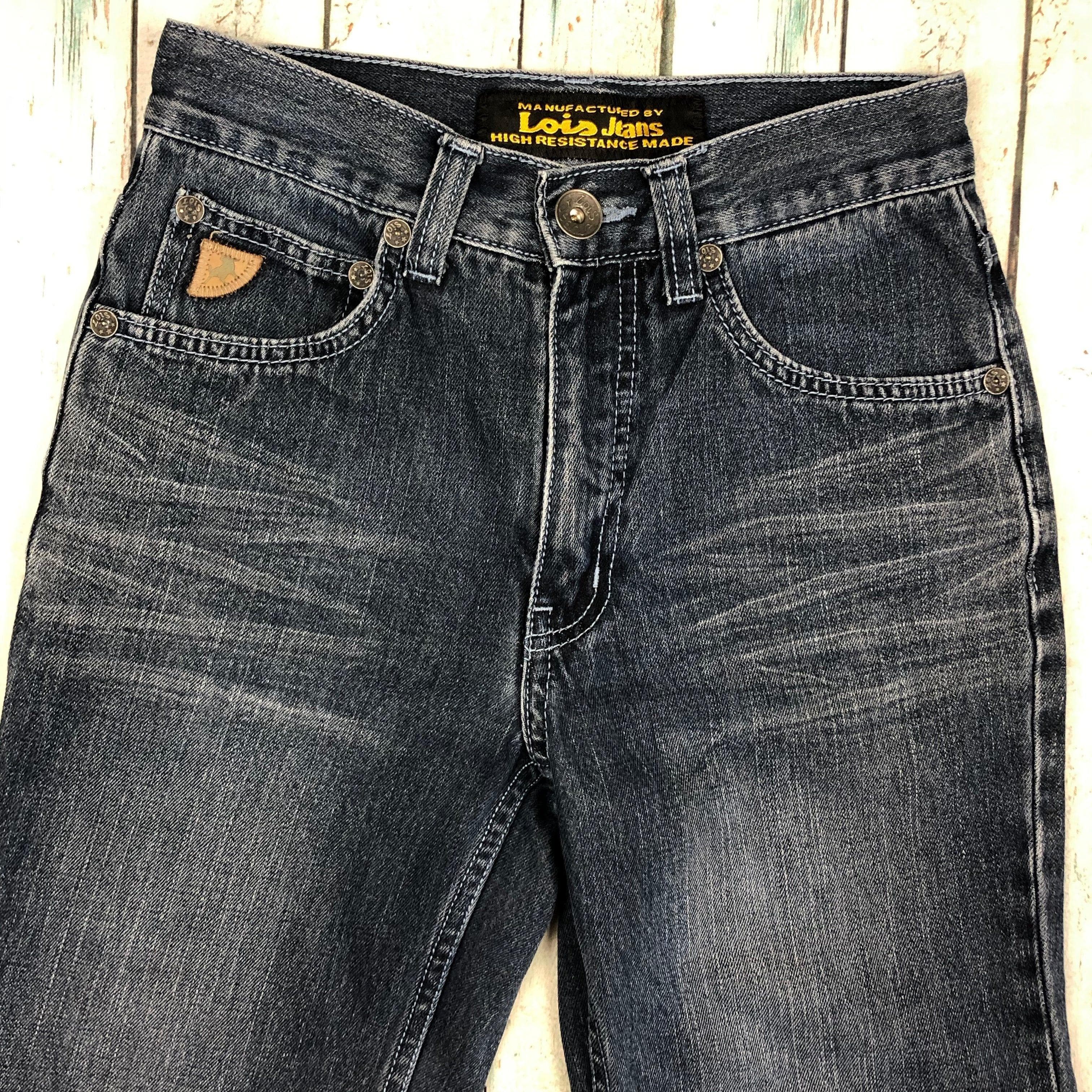 Lois 1990's 'S11 Straight' Vintage Blue Jeans- Suit Size 26" — photo 3 of 10