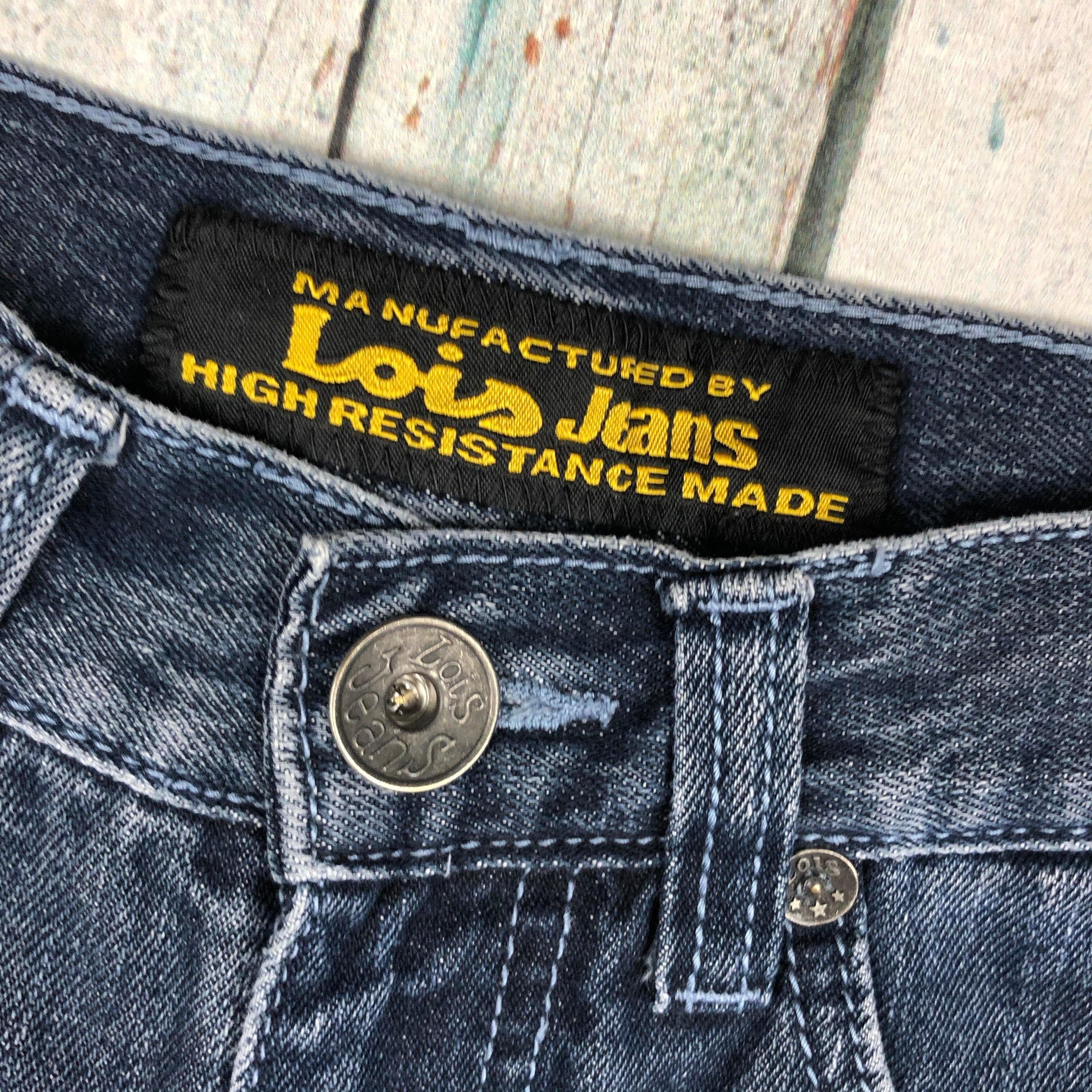 Lois 1990's 'S11 Straight' Vintage Blue Jeans- Suit Size 26" — photo 4 of 10