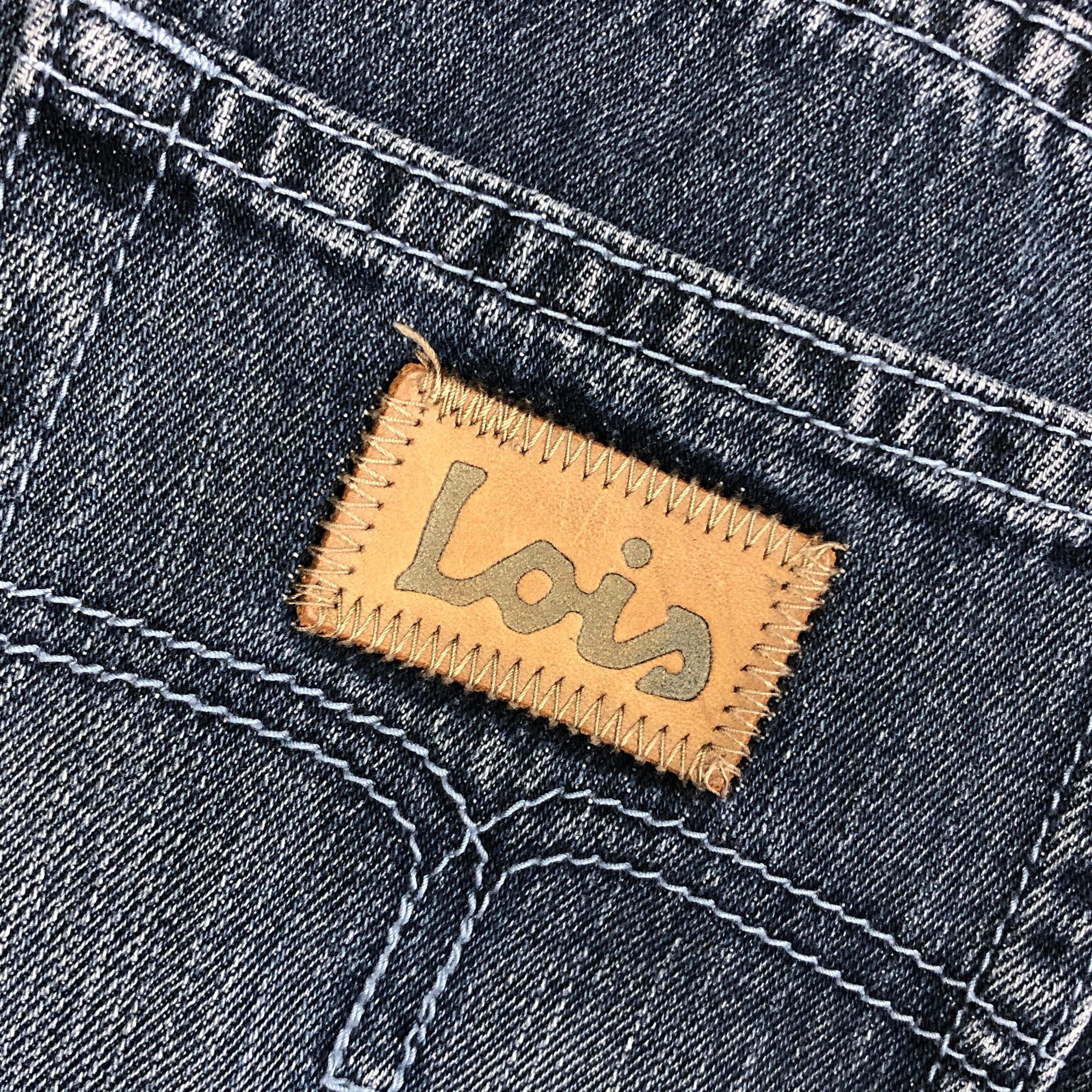 Lois 1990's 'S11 Straight' Vintage Blue Jeans- Suit Size 26" — photo 7 of 10