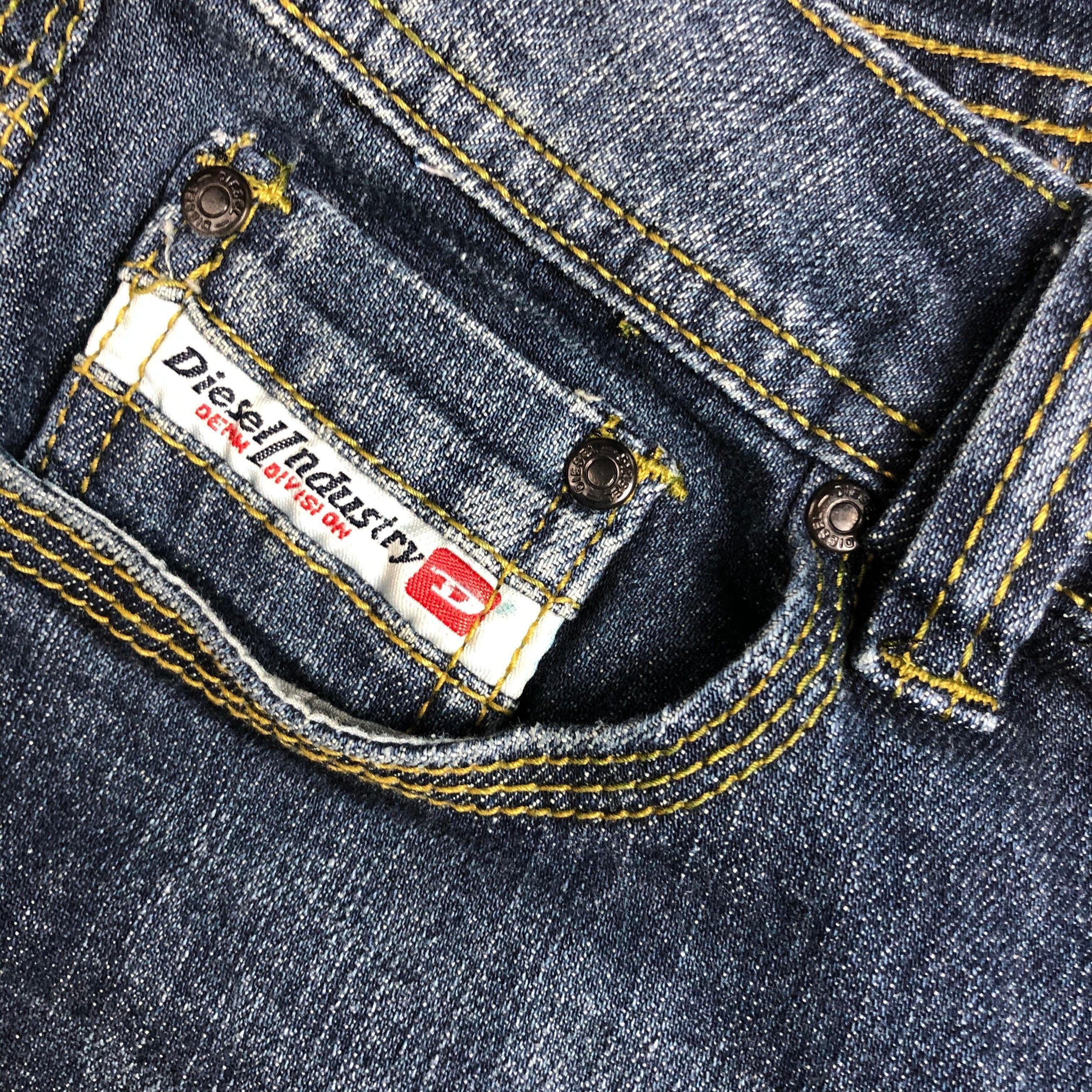 Diesel 'Liv' Slim Straight Distressed Denim Jeans Size - 28/32 — photo 4 of 6