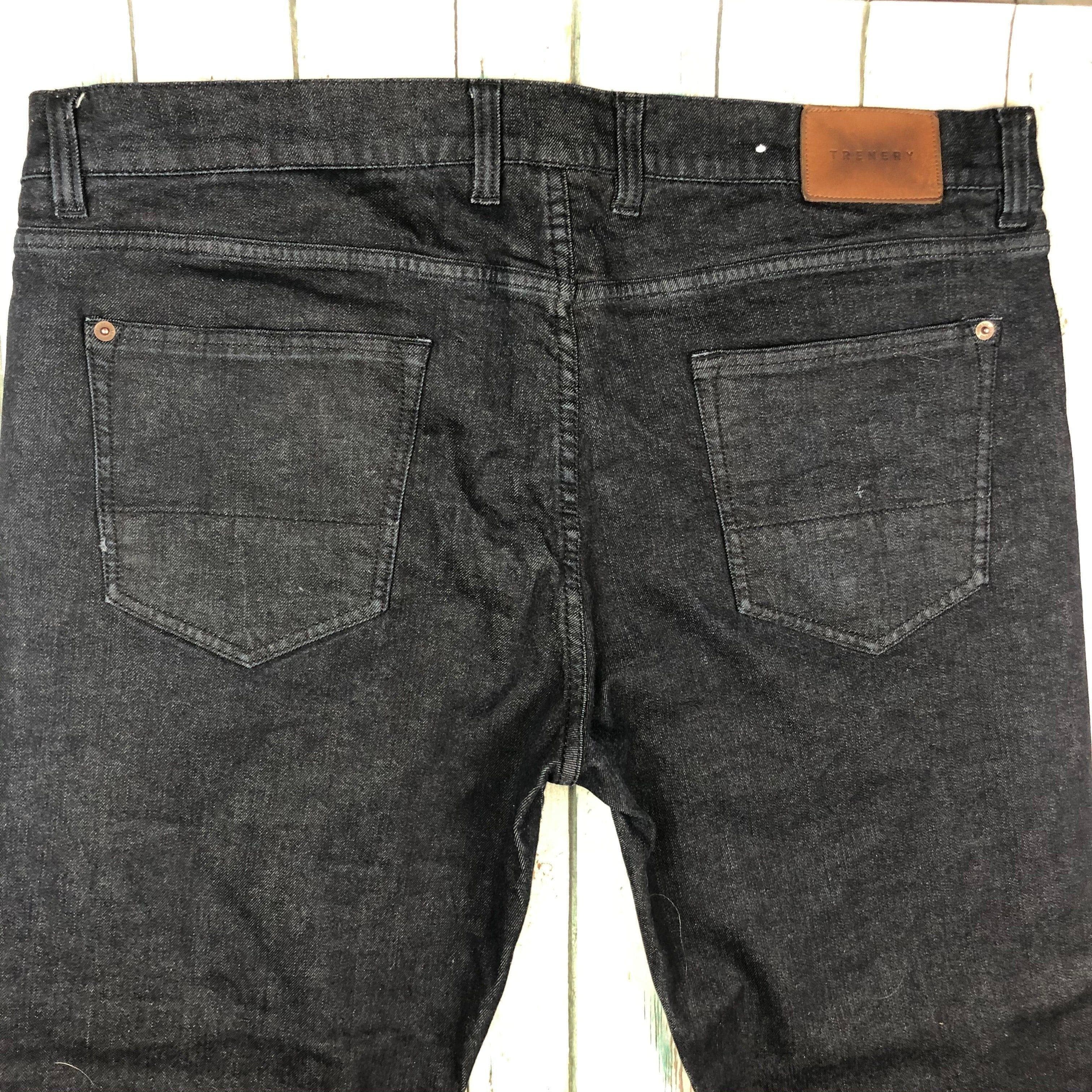Trenery Dark Wash Mens Denim Jeans - Size 40 Short — photo 3 of 6