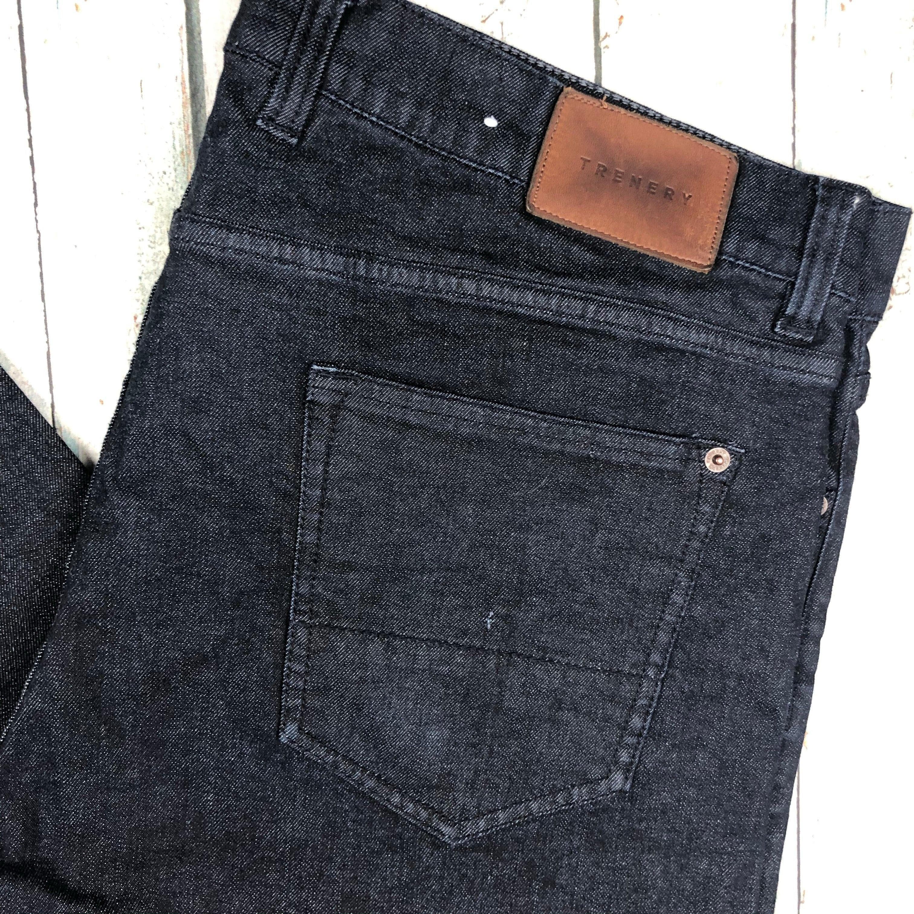 Trenery Dark Wash Mens Denim Jeans - Size 40 Short — photo 4 of 6