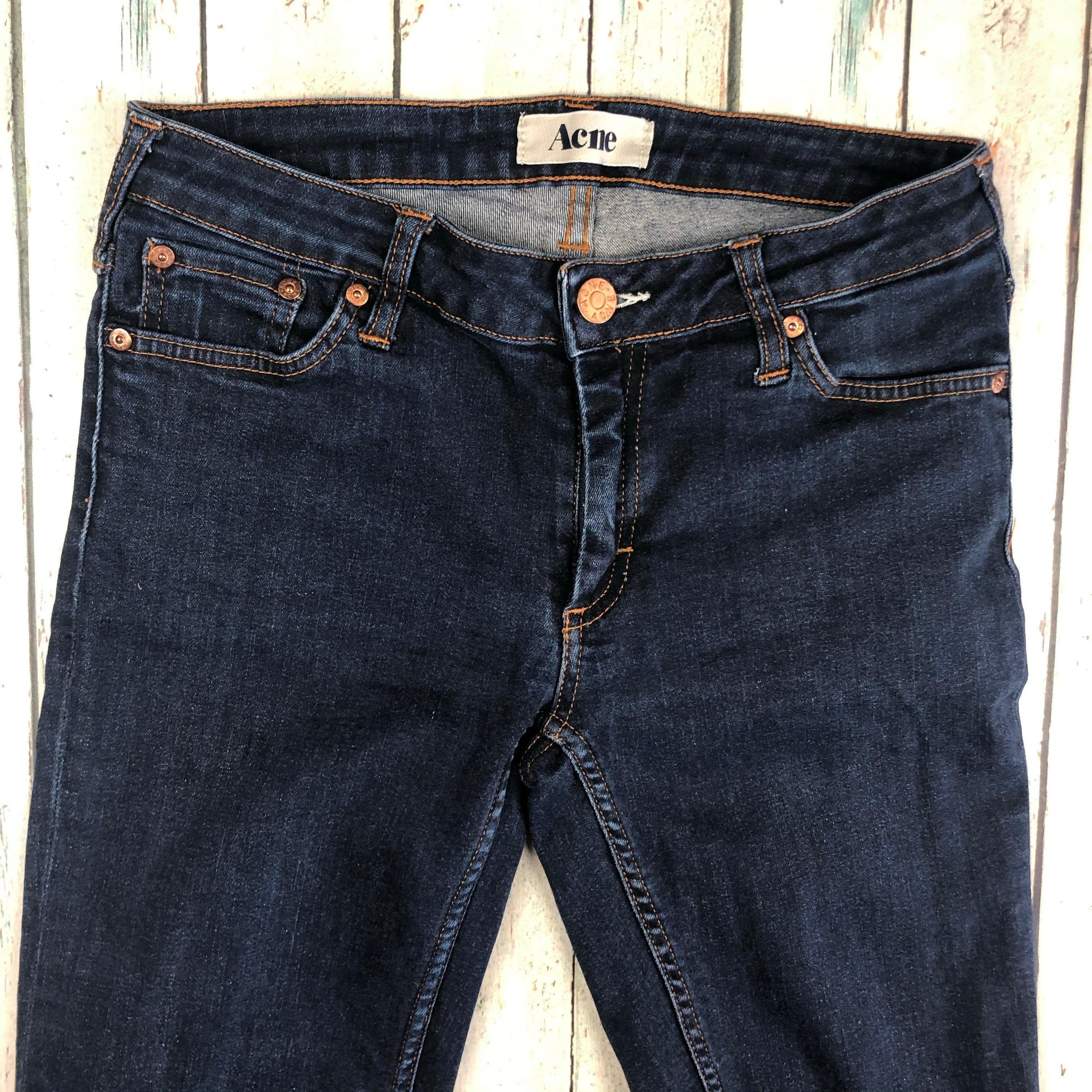 Acne Ladies Low Rise ‘Kex Soft Raw’ Skinny Jeans - Size 30 — photo 2 of 6