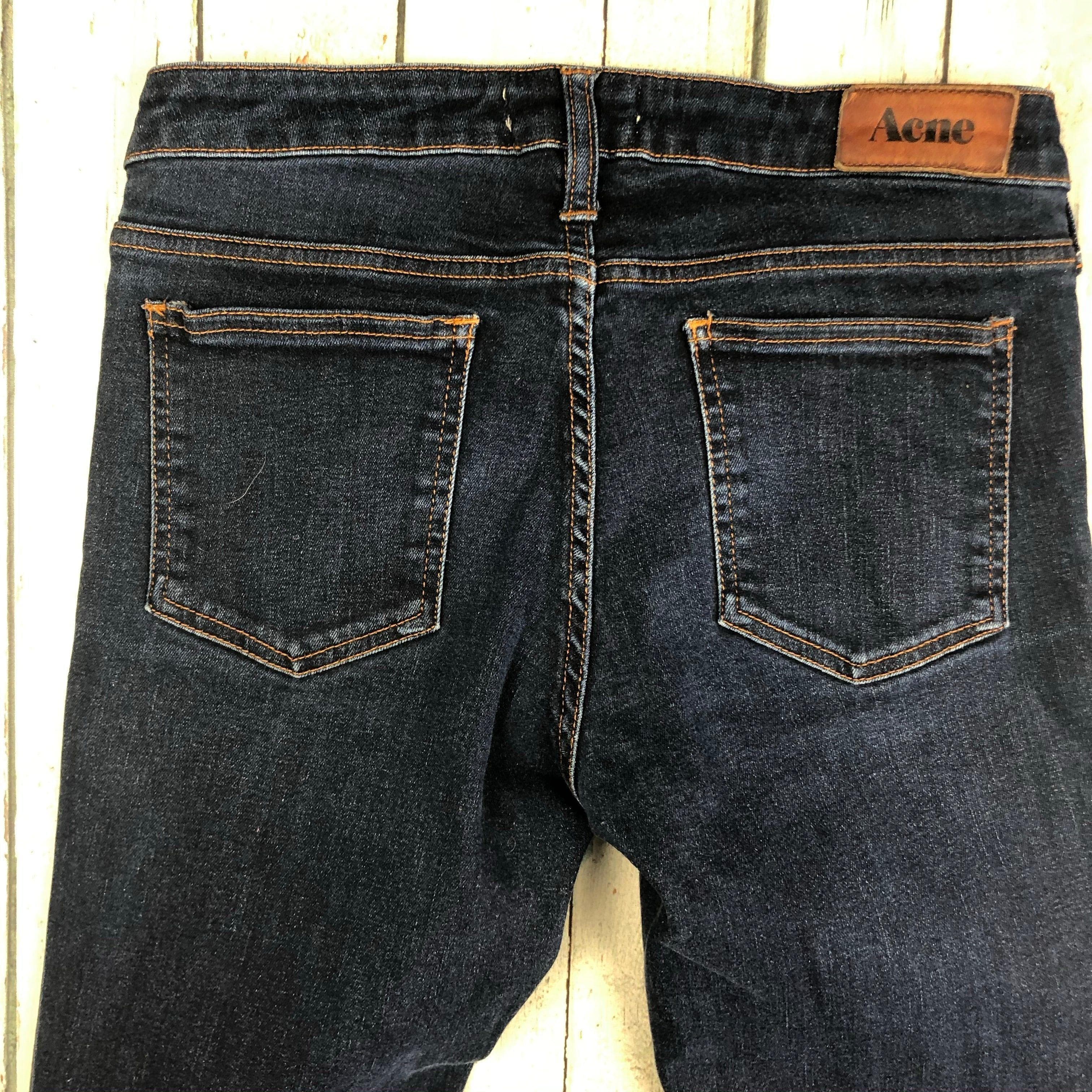 Acne Ladies Low Rise ‘Kex Soft Raw’ Skinny Jeans - Size 30 — photo 3 of 6