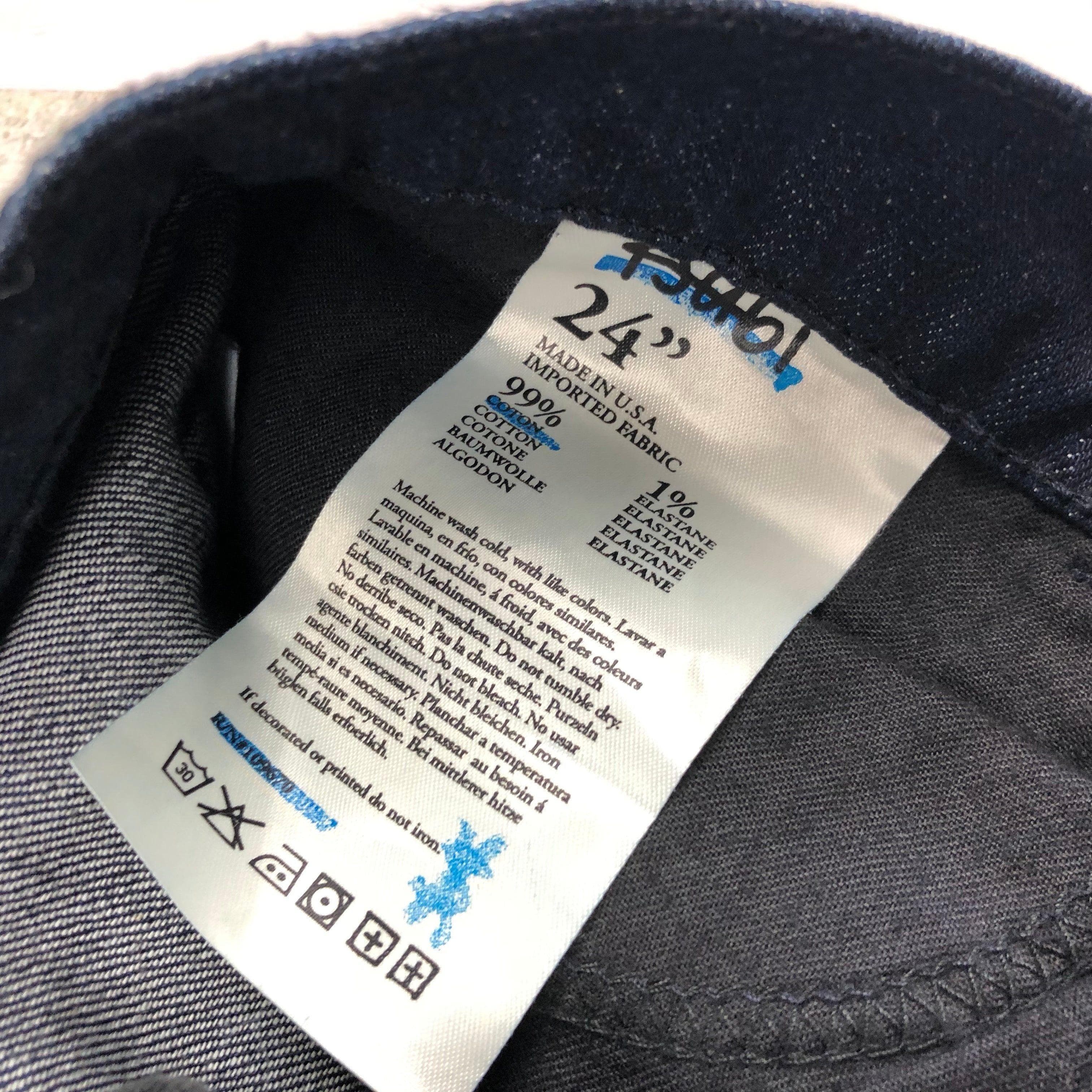 NEW -Tsubi Dark Wash Skinny Ankle Zip Jeans- Size 24 — photo 2 of 7