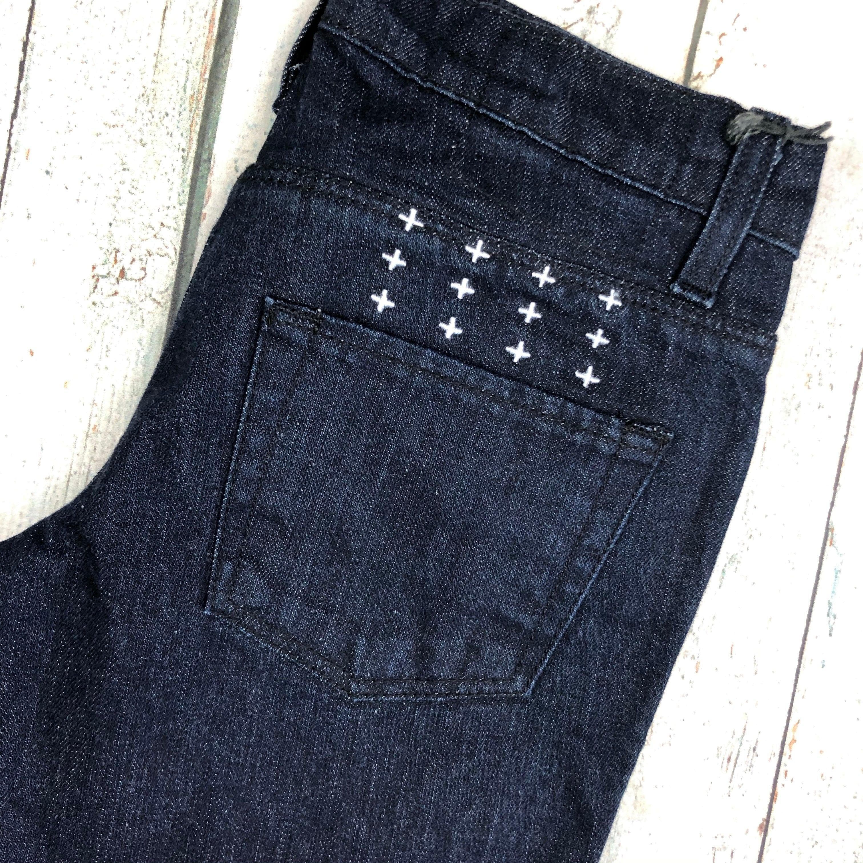 NEW -Tsubi Dark Wash Skinny Ankle Zip Jeans- Size 24 — photo 3 of 7