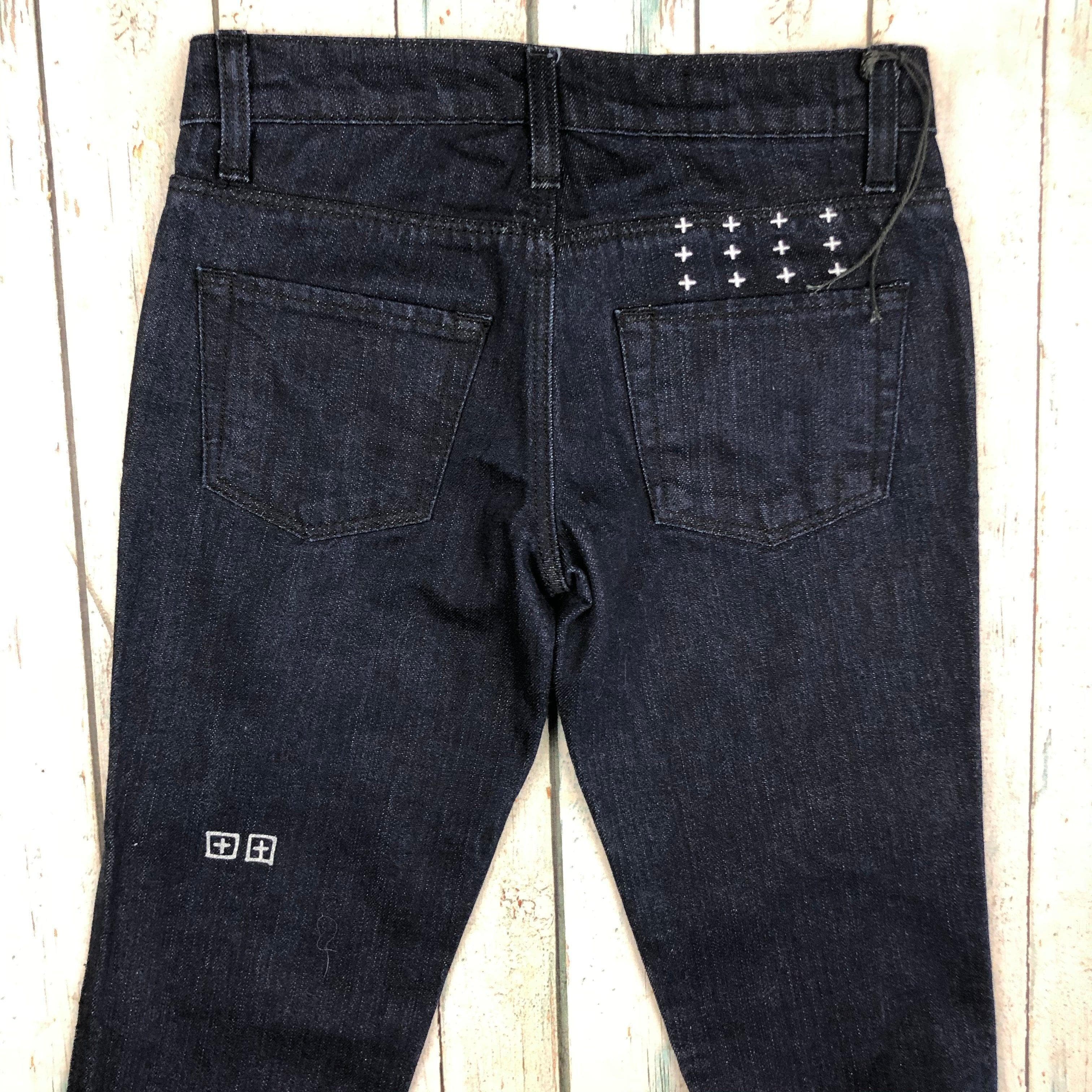 NEW -Tsubi Dark Wash Skinny Ankle Zip Jeans- Size 24 — photo 6 of 7