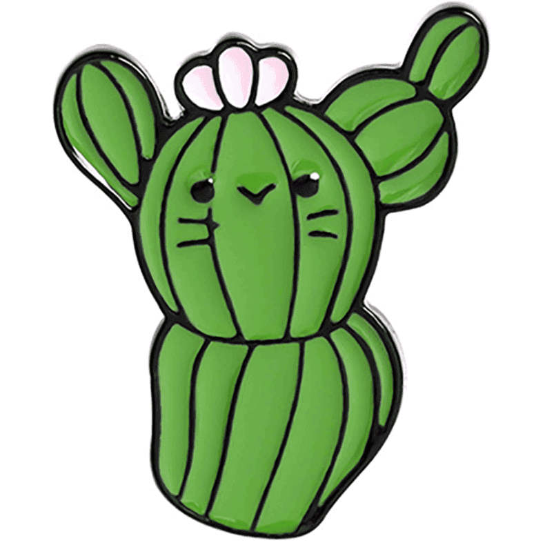 Cactus Girl - Enamel Pin