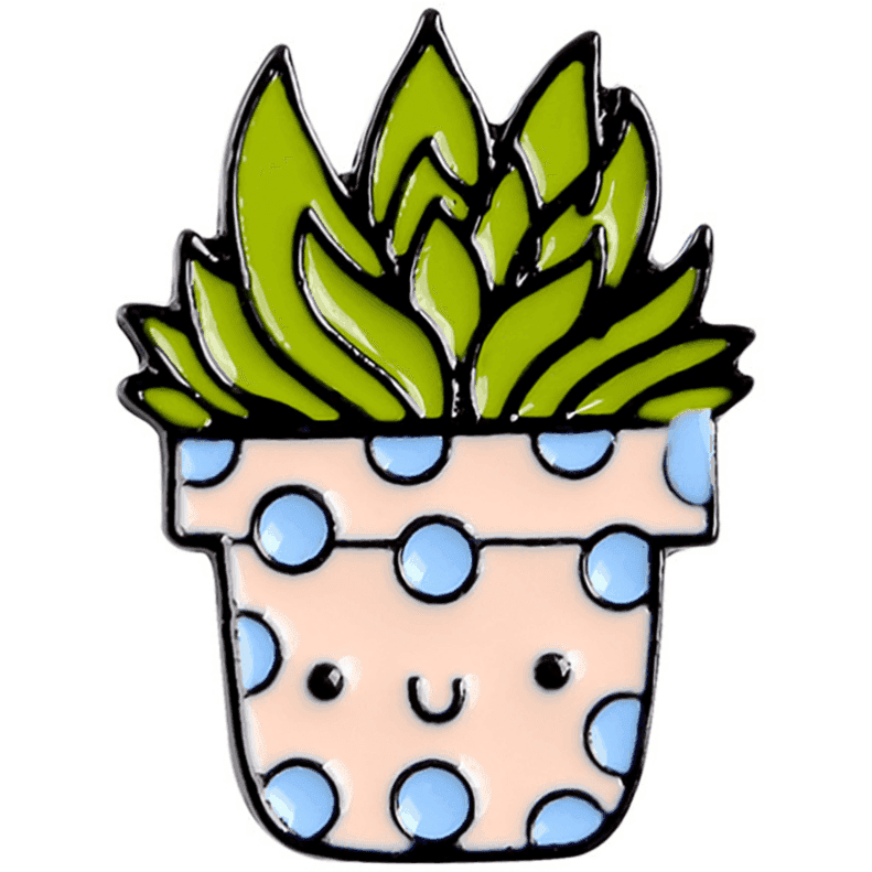 Potted Succulent - Enamel Pin