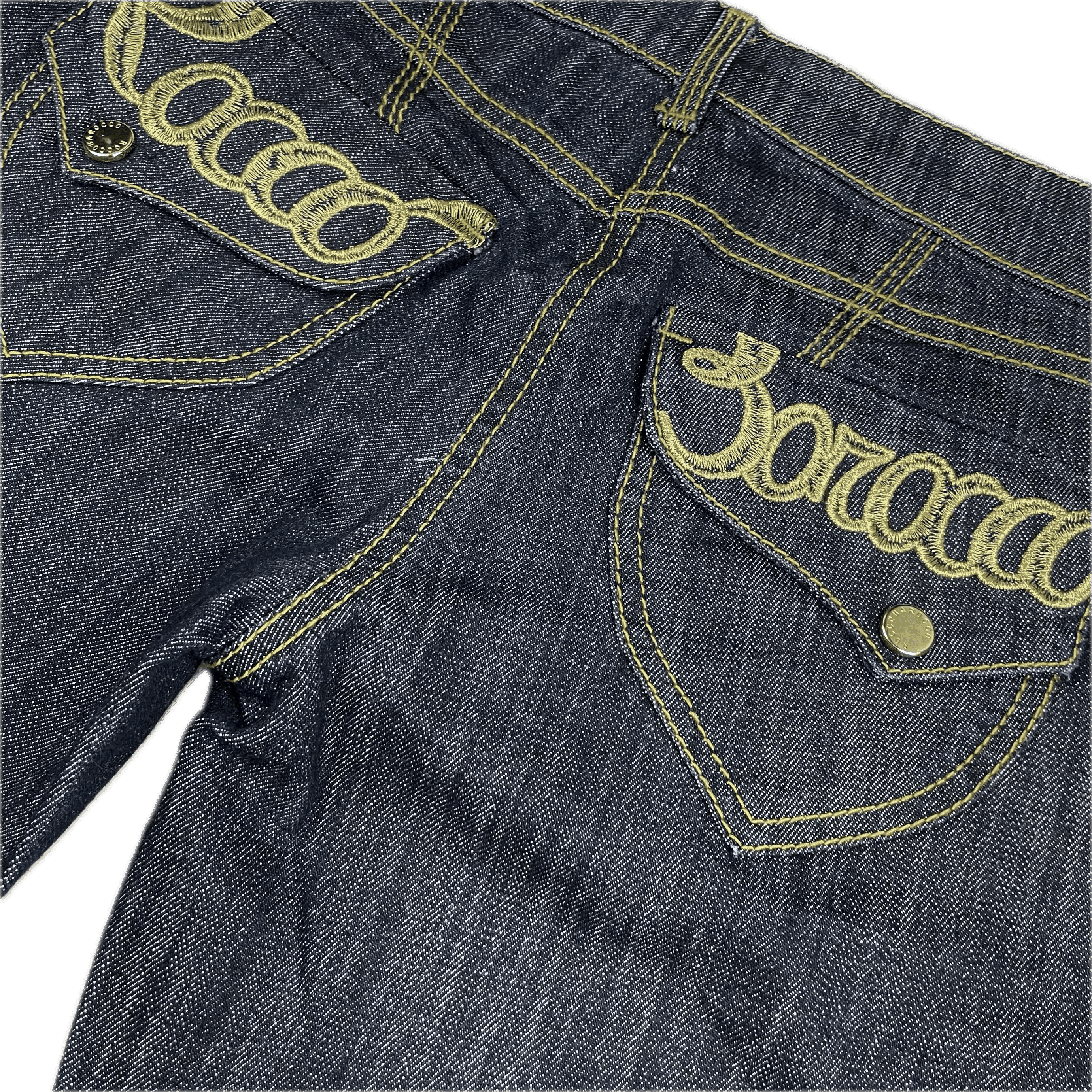 Roccobarocco Italian Y2K Logo Seat Low Rise Jeans -Size 28" — photo 2 of 6