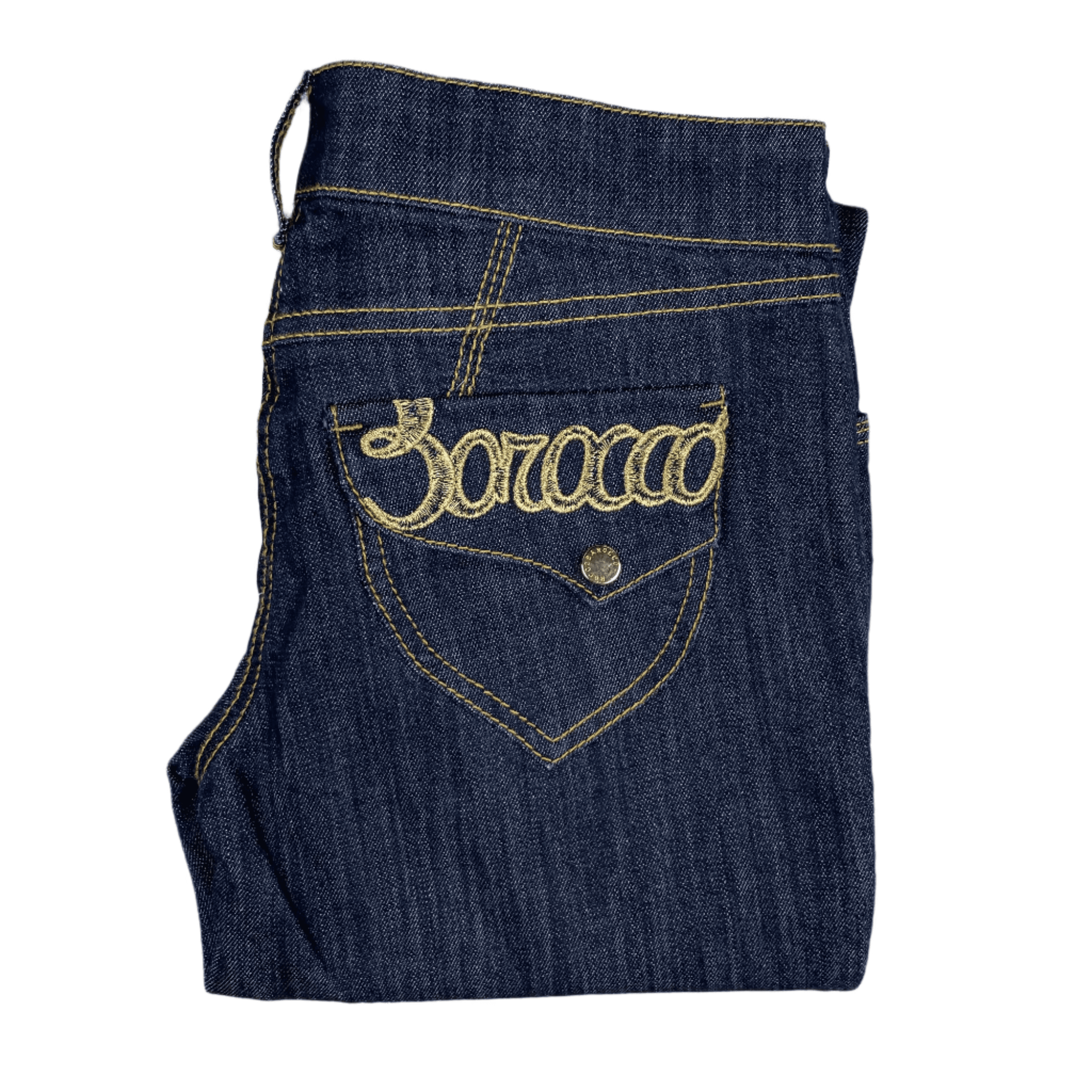 Roccobarocco Italian Y2K Logo Seat Low Rise Jeans -Size 28" — photo 5 of 6
