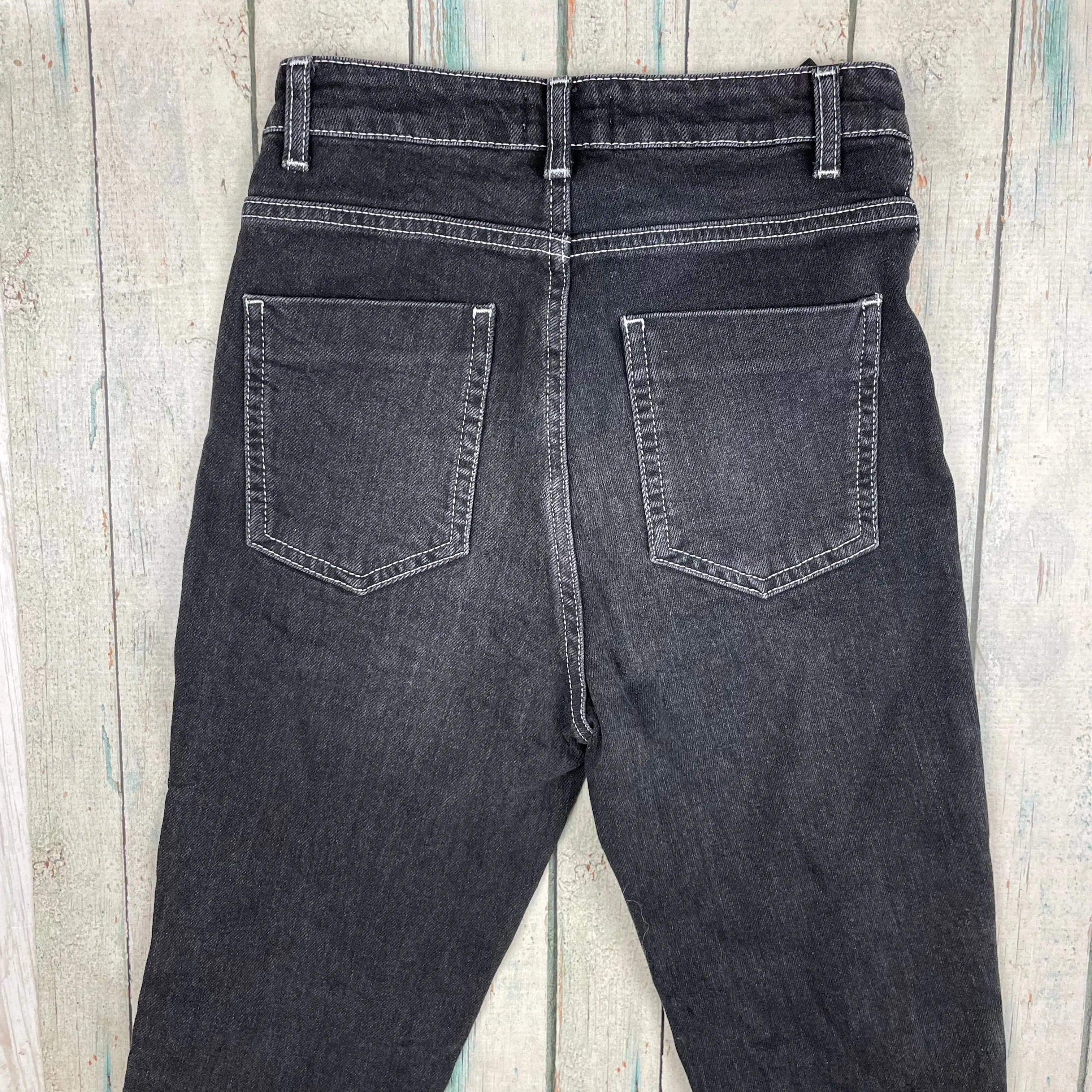 Scanlan & Theodore Charcoal Patch Pocket Skinny Jeans- Size 24 or 6 AU — photo 5 of 8