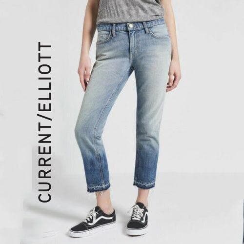 NWT- Current/Elliot 'The Cropped Straight' Ombre Indigo- Size 27 — photo 1 of 4