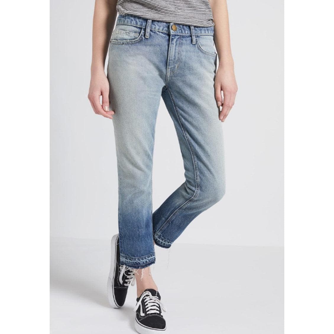 NWT- Current/Elliot 'The Cropped Straight' Ombre Indigo- Size 27 — photo 4 of 4