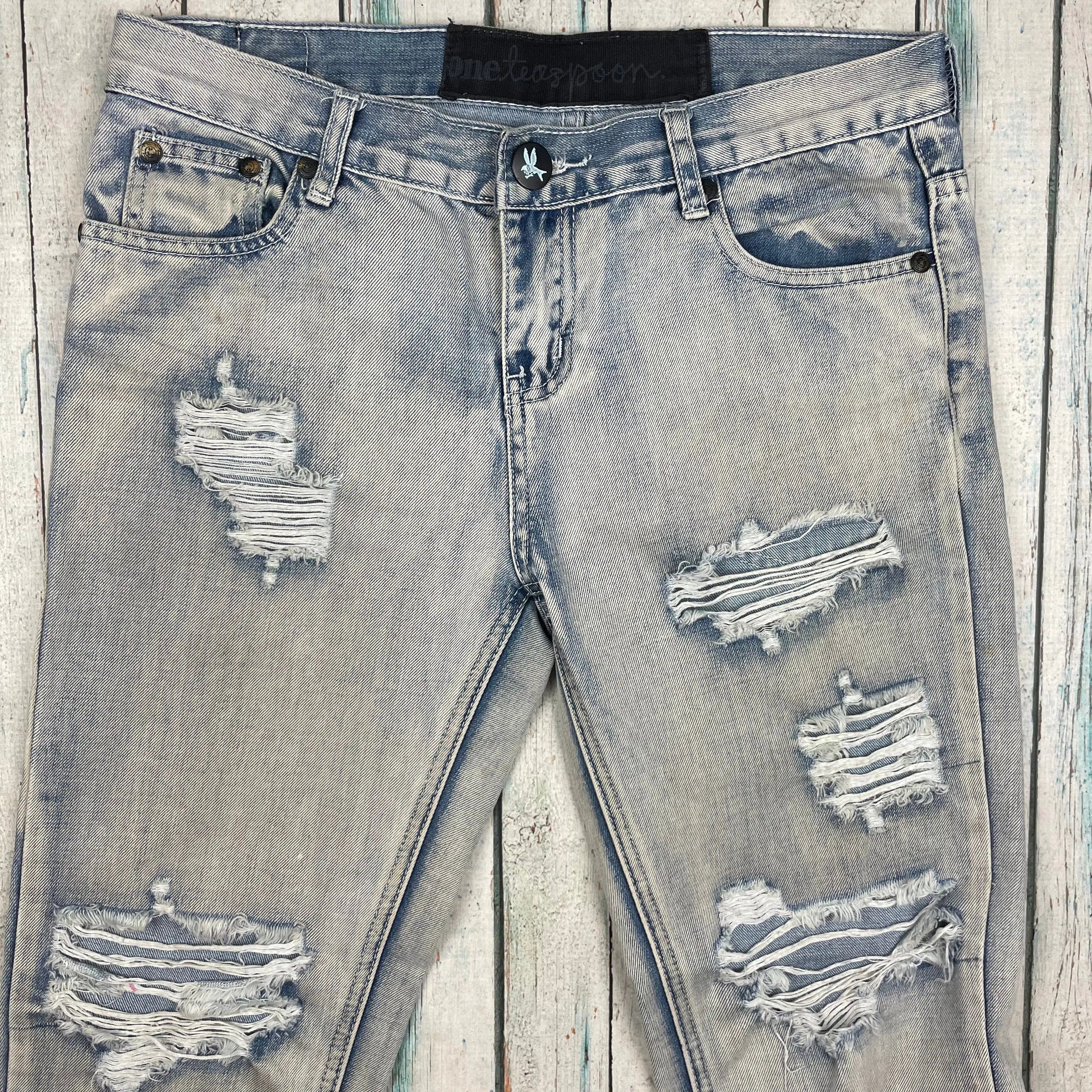 One Teaspoon Ladies Destroyed Denim Jeans - Size 27 or 9AU — photo 3 of 7