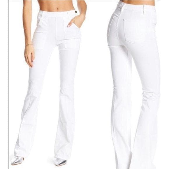 NWT- Frame Denim 'Le Flare de Francoise' White Jeans RRP $455 -Size 29 — photo 3 of 4